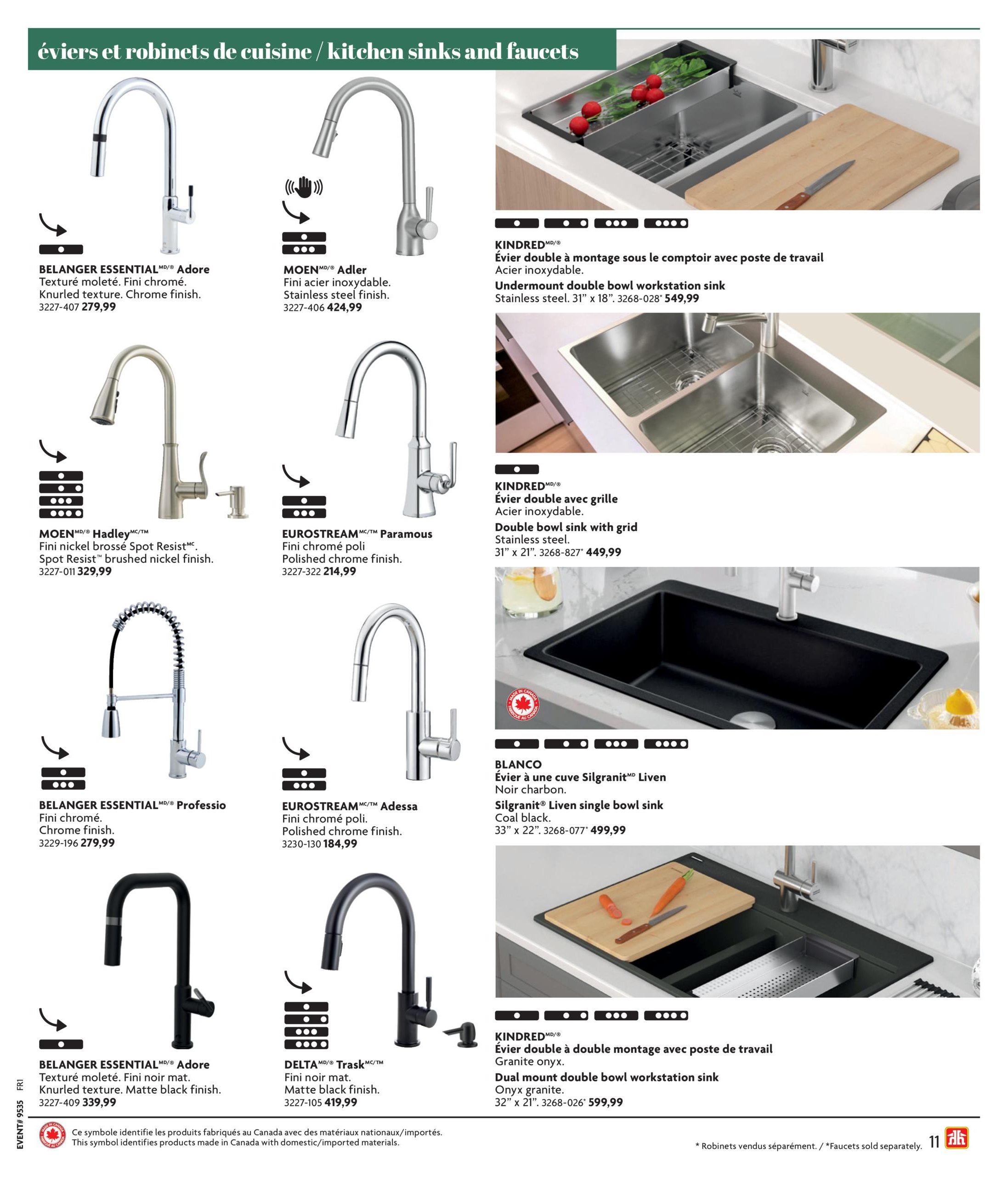 Circulaire Home Hardware Cuisine Et Salle De Bain — page 11, du 27 août au 18 novembre 2026