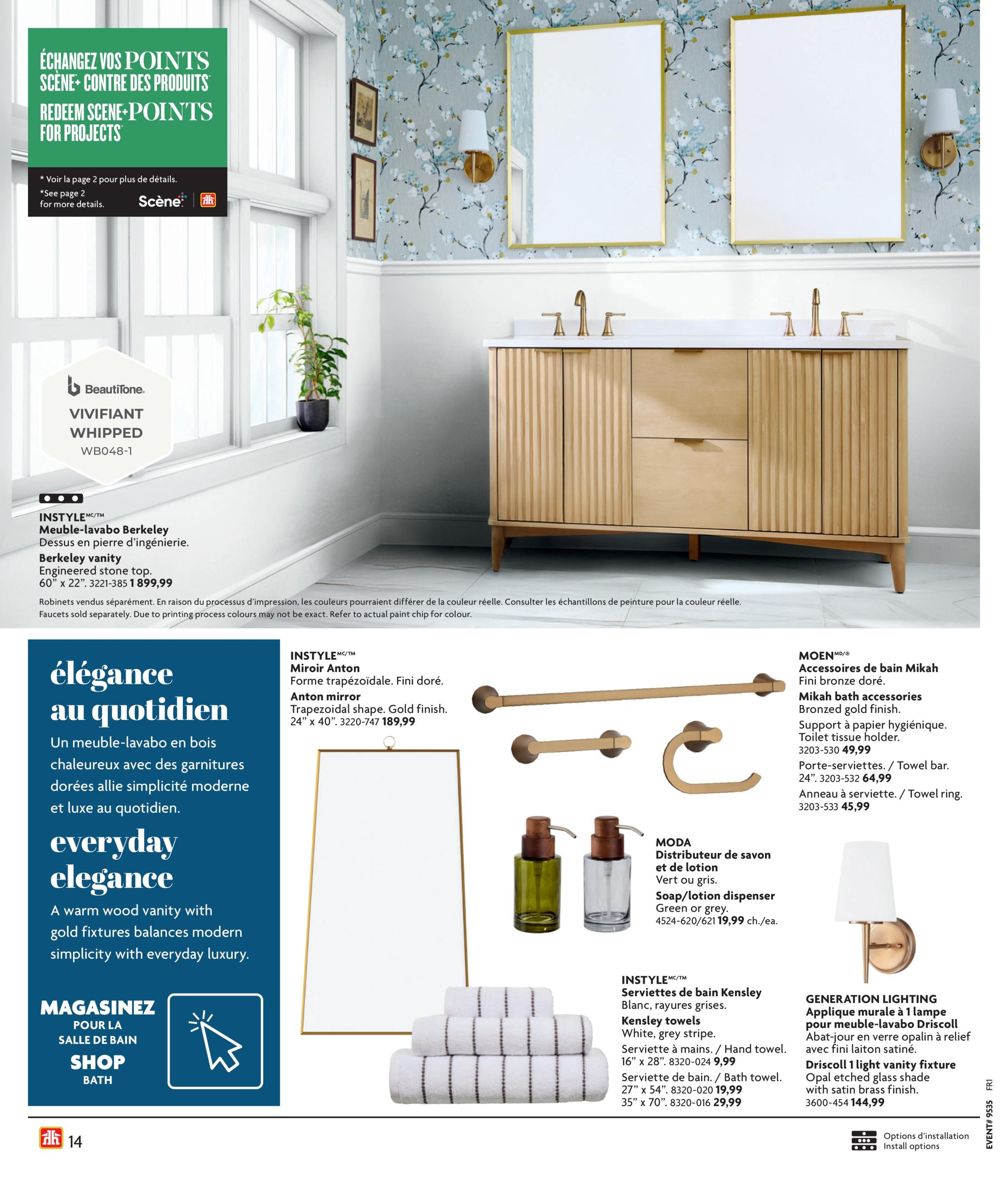 Circulaire Home Hardware Cuisine Et Salle De Bain — page 14, du 27 août au 18 novembre 2026