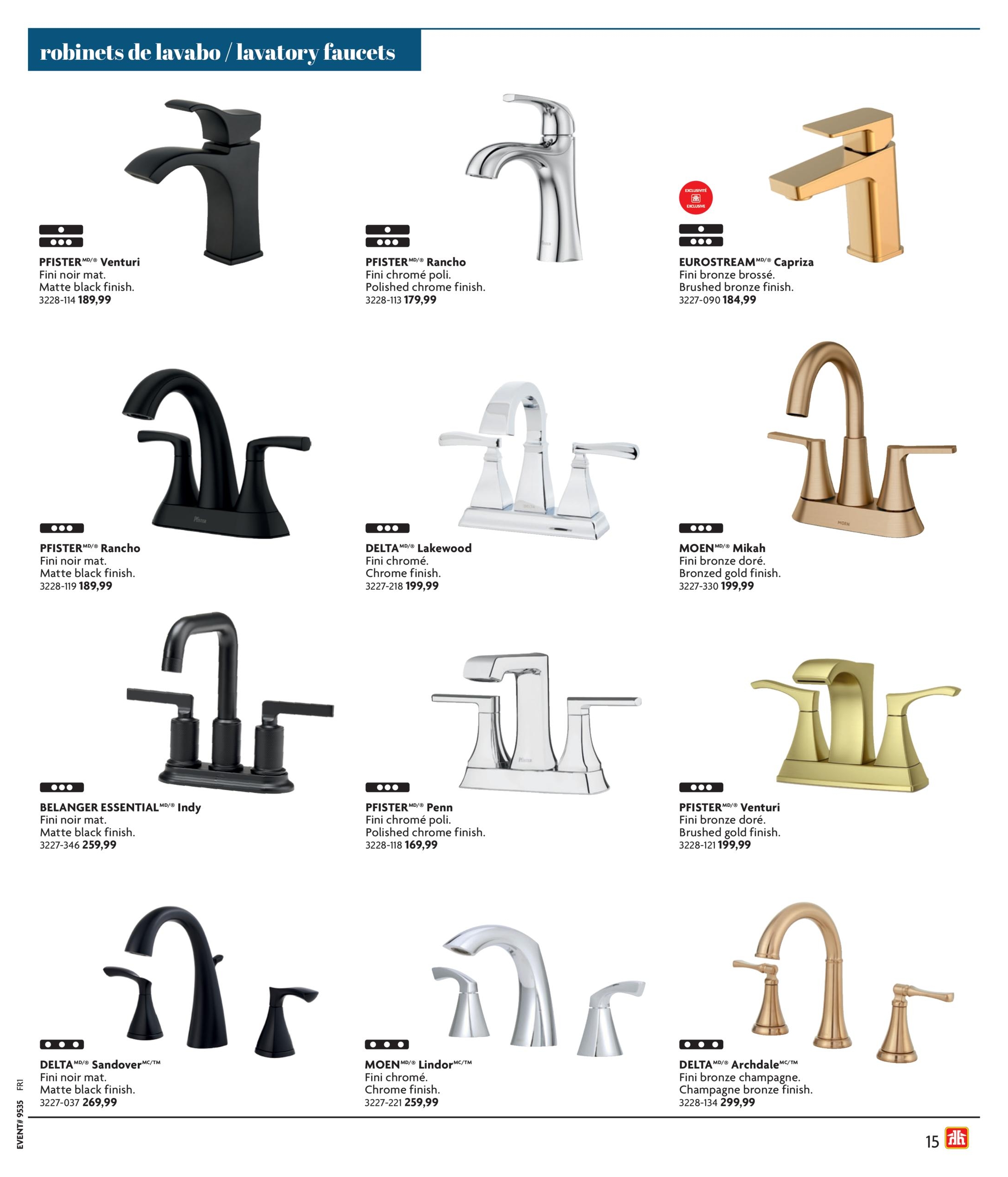 Circulaire Home Hardware Cuisine Et Salle De Bain — page 15, du 27 août au 18 novembre 2026
