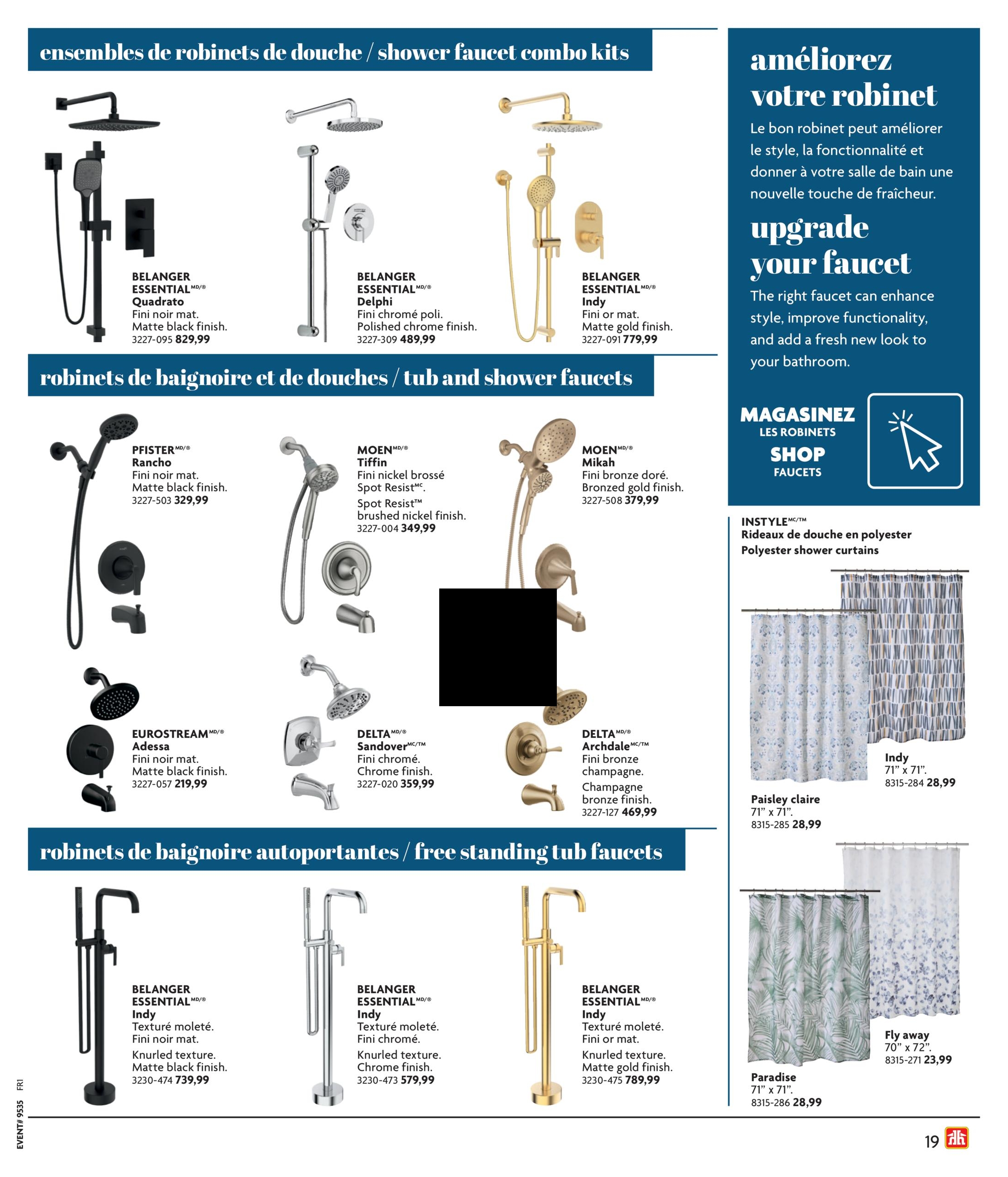 Circulaire Home Hardware Cuisine Et Salle De Bain — page 19, du 27 août au 18 novembre 2026