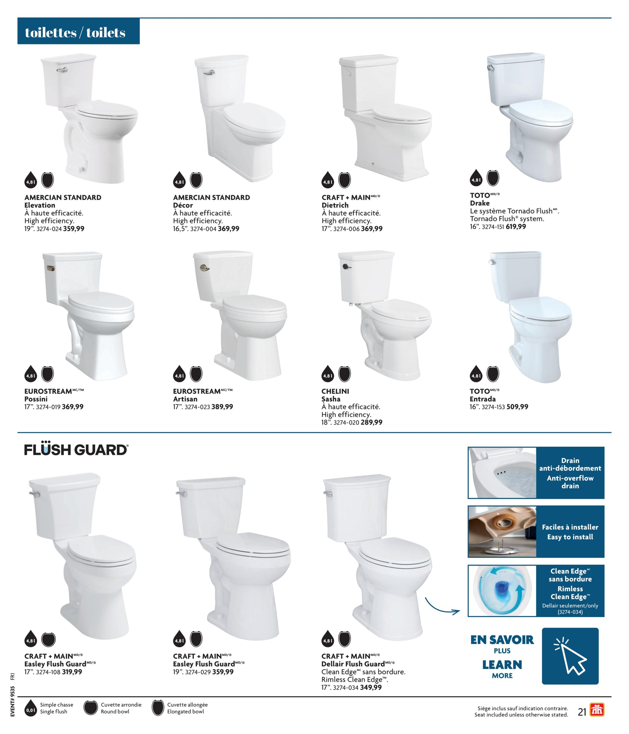 Circulaire Home Hardware Cuisine Et Salle De Bain — page 21, du 27 août au 18 novembre 2026