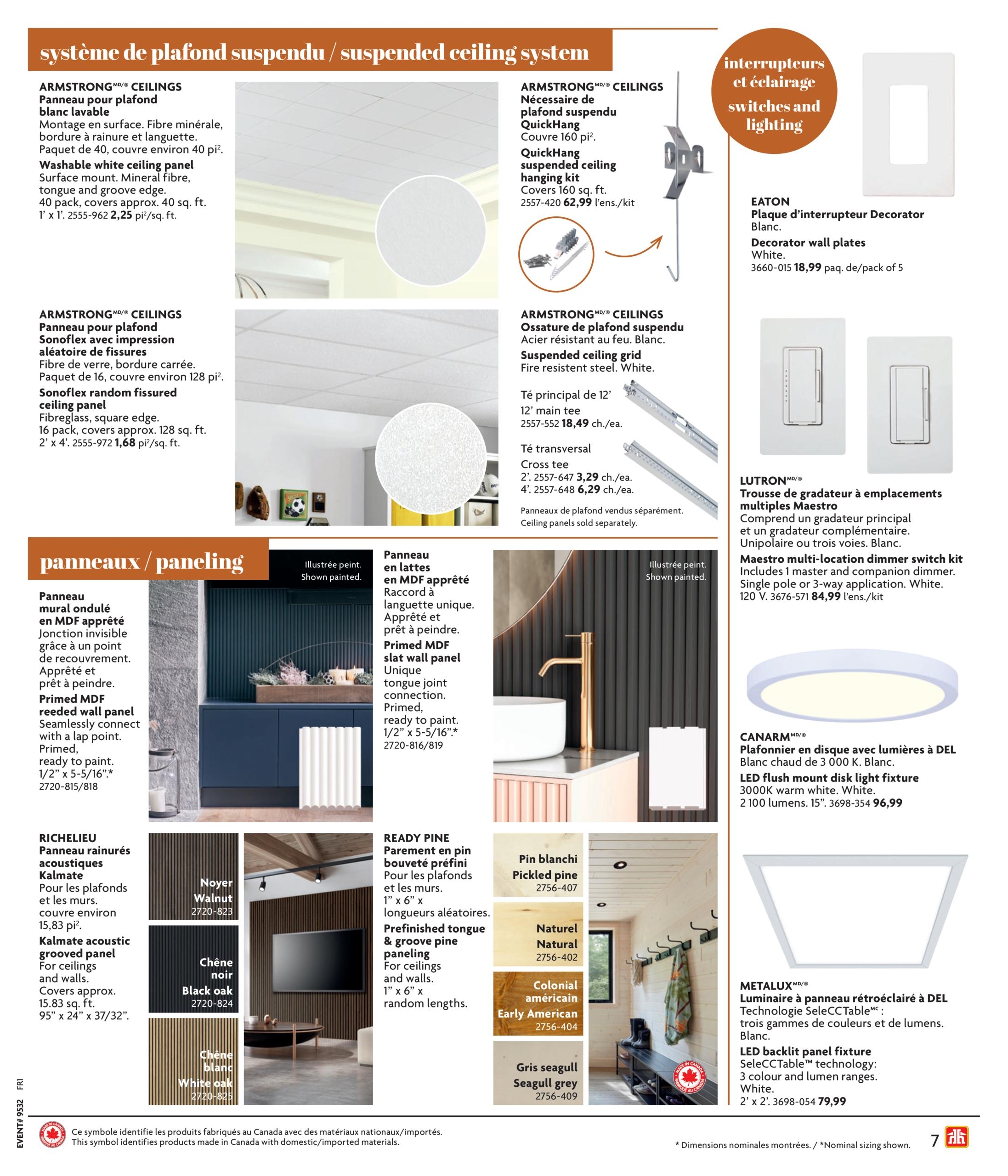 Circulaire Home Hardware Guide De Construction — page 7, du 1 octobre au 30 janvier 2027