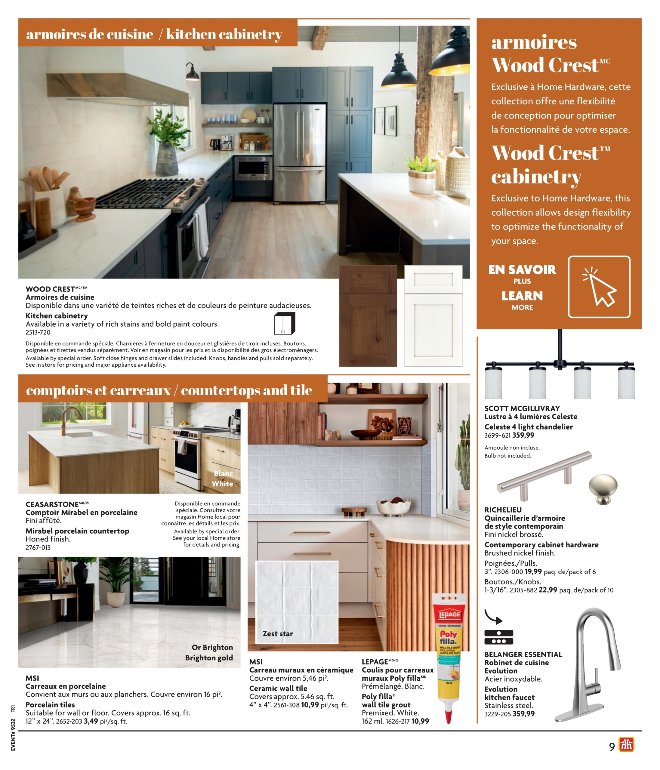 Circulaire Home Hardware Guide De Construction — page 9, du 1 octobre au 30 janvier 2027