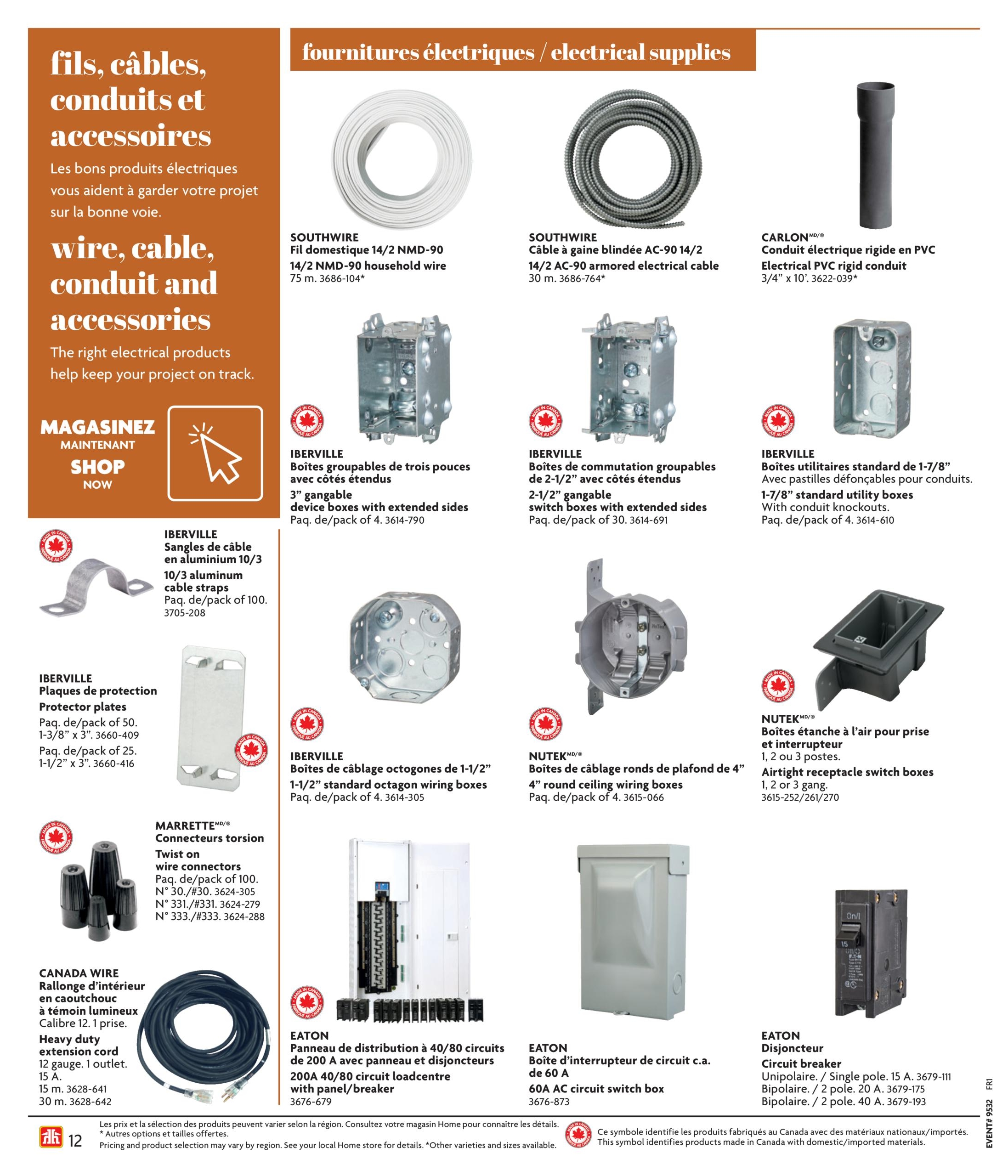 Circulaire Home Hardware Guide De Construction — page 12, du 1 octobre au 30 janvier 2027