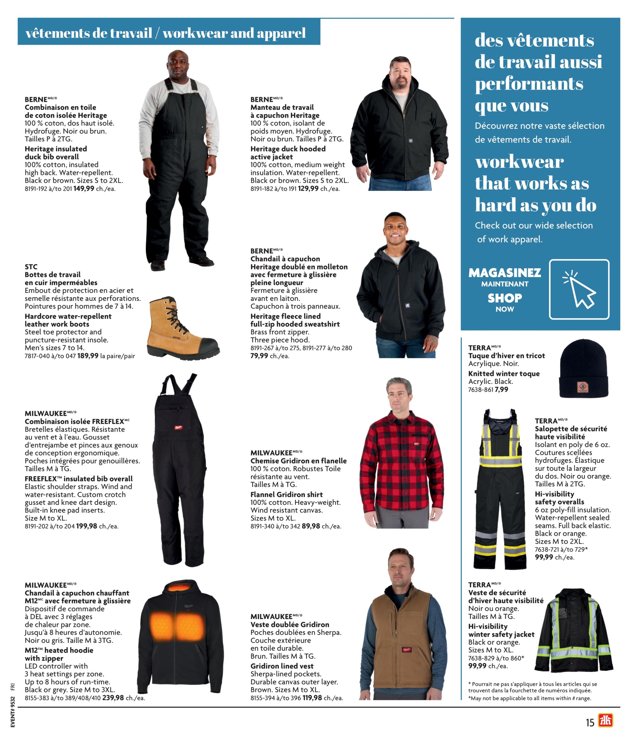 Circulaire Home Hardware Guide De Construction — page 15, du 1 octobre au 30 janvier 2027