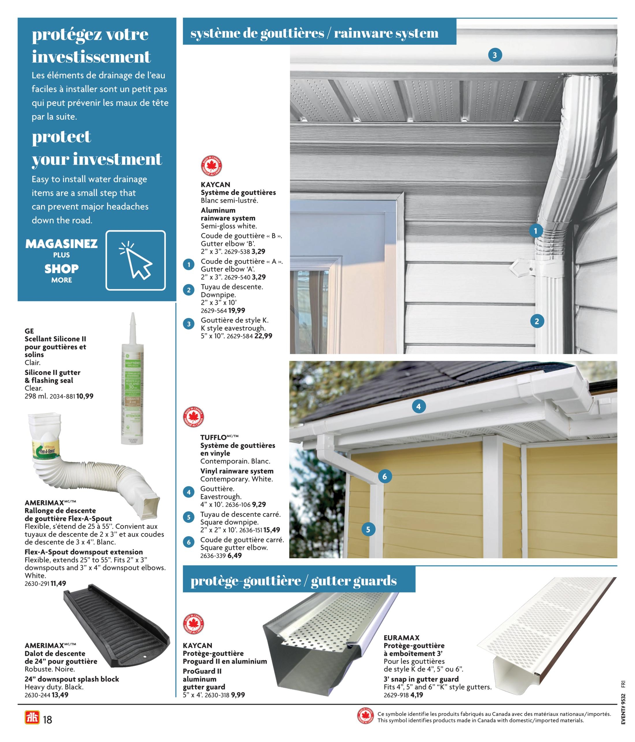 Circulaire Home Hardware Guide De Construction — page 18, du 1 octobre au 30 janvier 2027