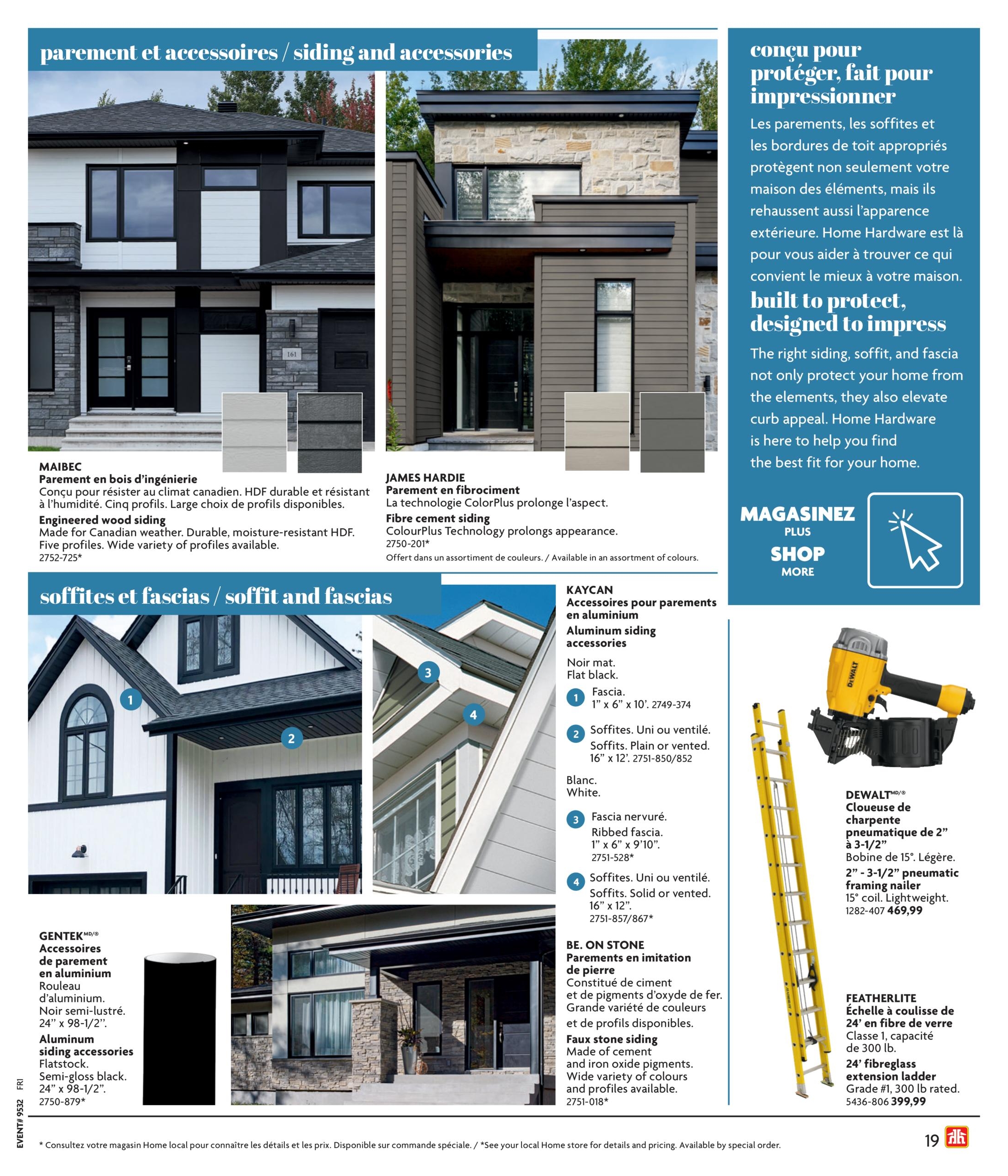 Circulaire Home Hardware Guide De Construction — page 19, du 1 octobre au 30 janvier 2027