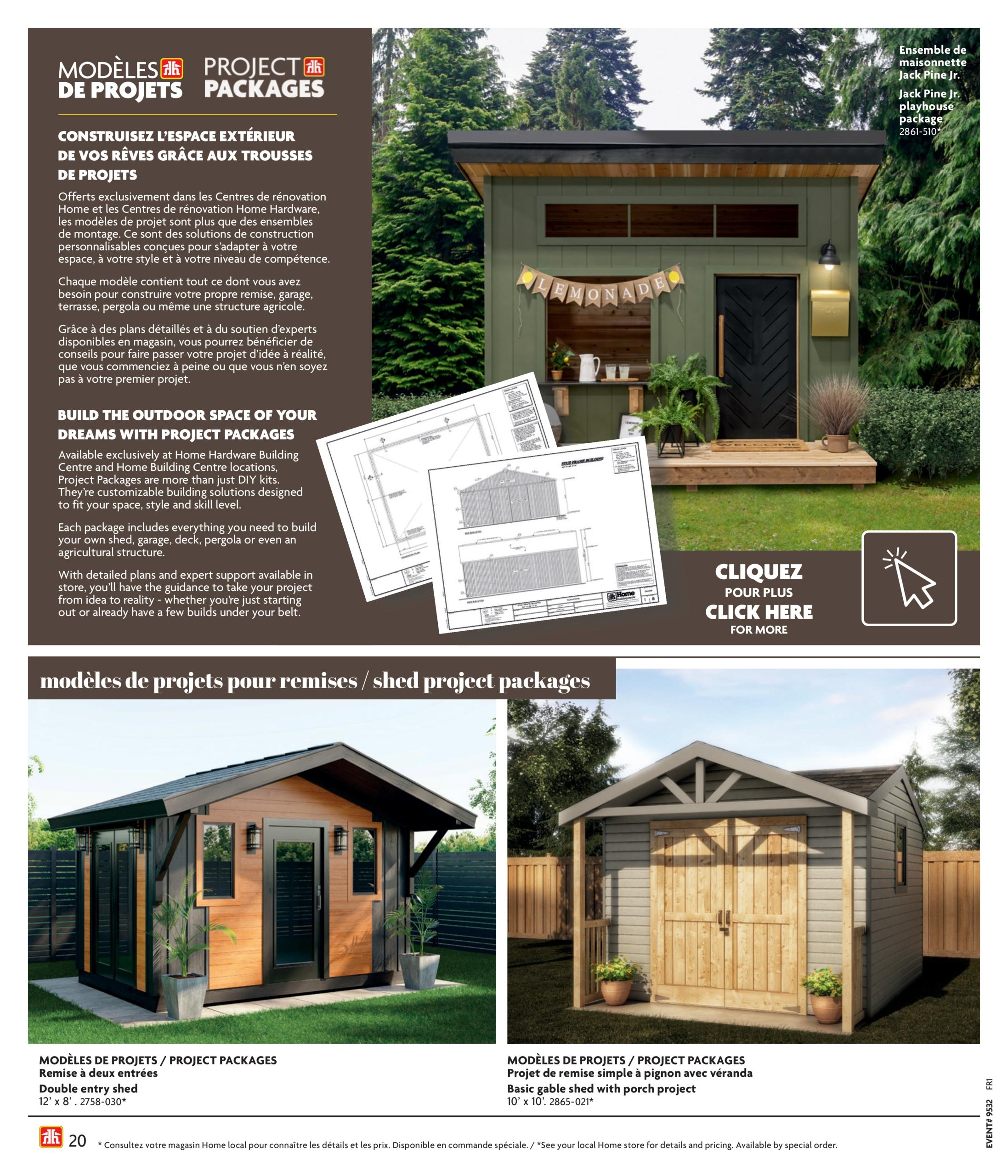 Circulaire Home Hardware Guide De Construction — page 20, du 1 octobre au 30 janvier 2027