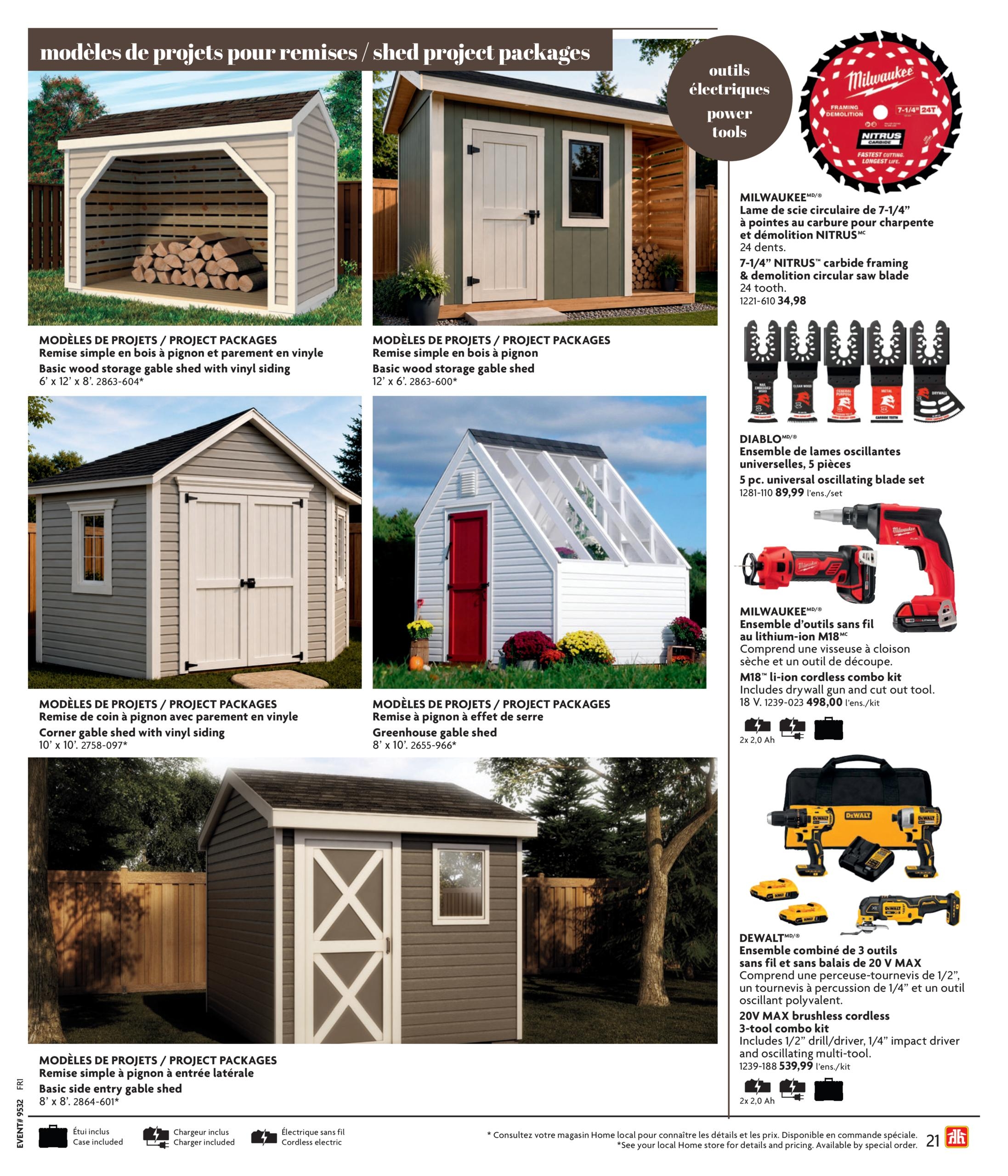 Circulaire Home Hardware Guide De Construction — page 21, du 1 octobre au 30 janvier 2027