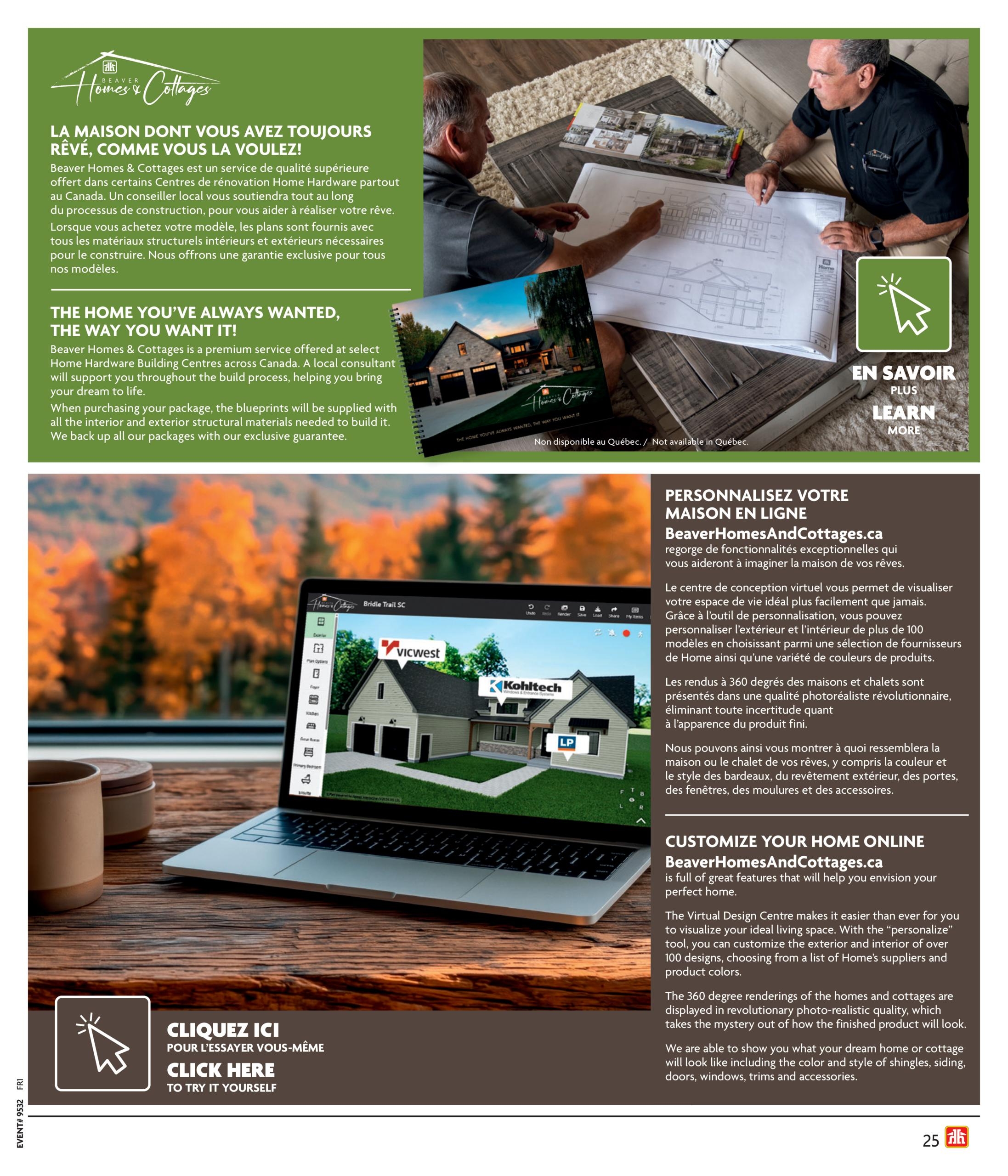 Circulaire Home Hardware Guide De Construction — page 25, du 1 octobre au 30 janvier 2027