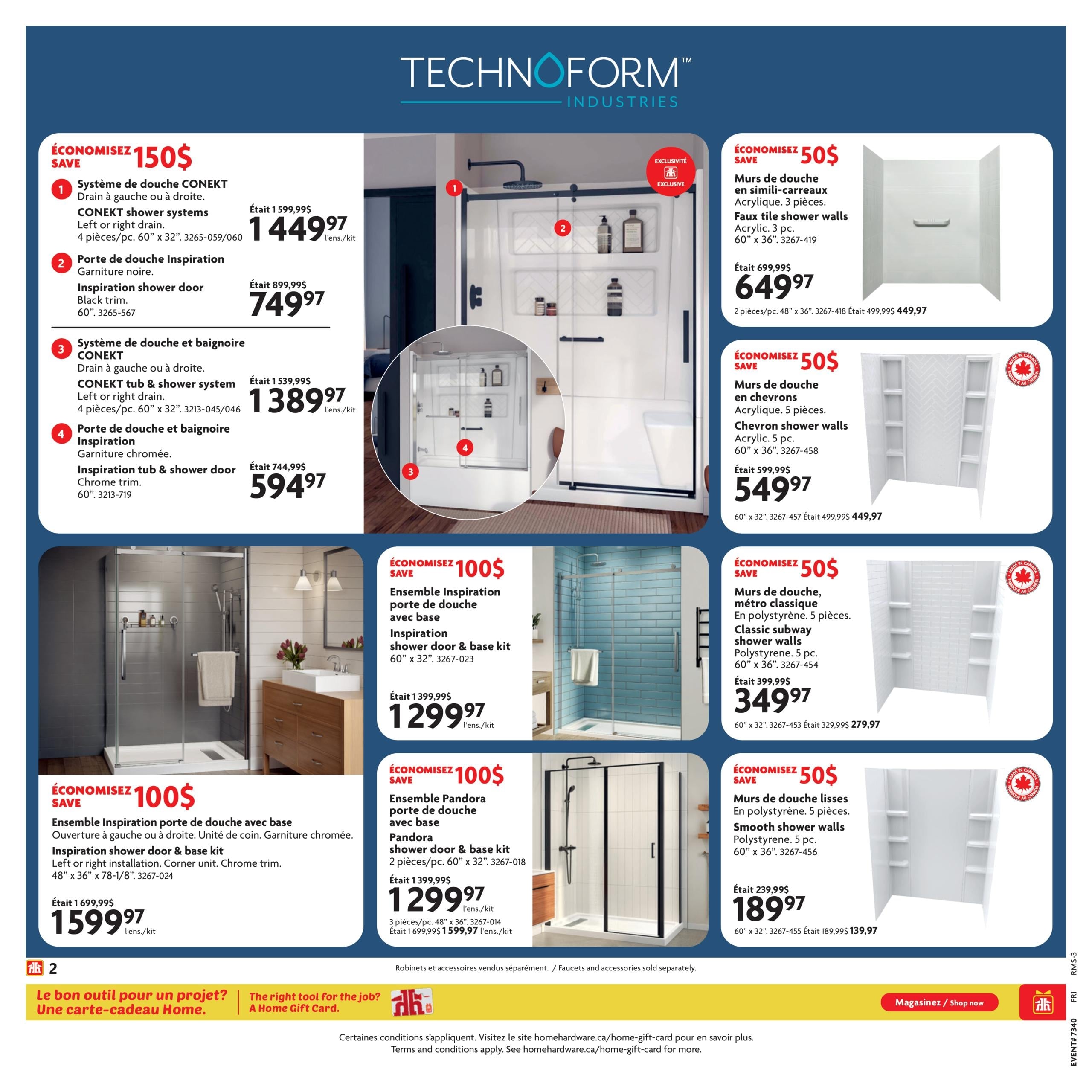 Circulaire Home Hardware Solde Ultime Salle De Bain — page 2, du 1 au 28 octobre 2026