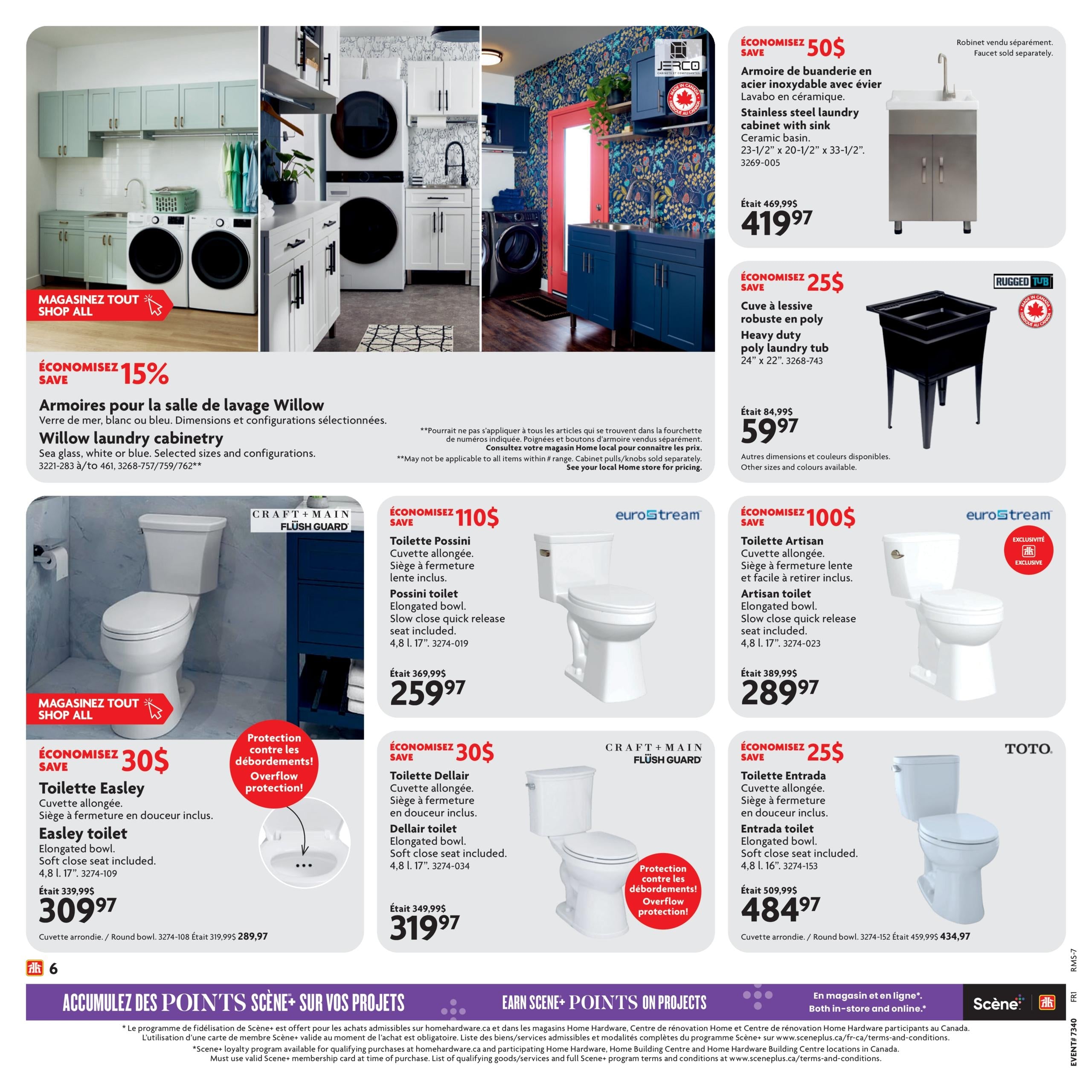 Circulaire Home Hardware Solde Ultime Salle De Bain — page 6, du 1 au 28 octobre 2026