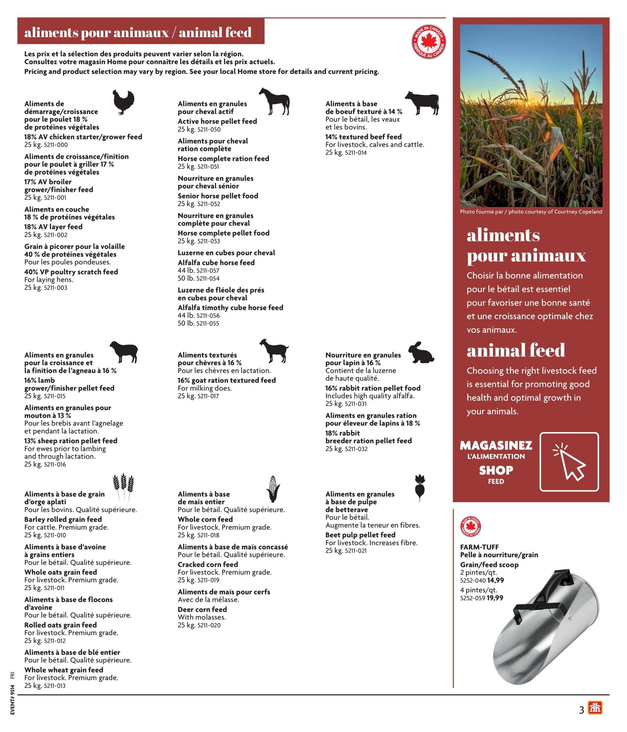 Circulaire Home Hardware Vie A La Ferme Et Rurale — page 3, du 2 avril au 31 décembre 2026
