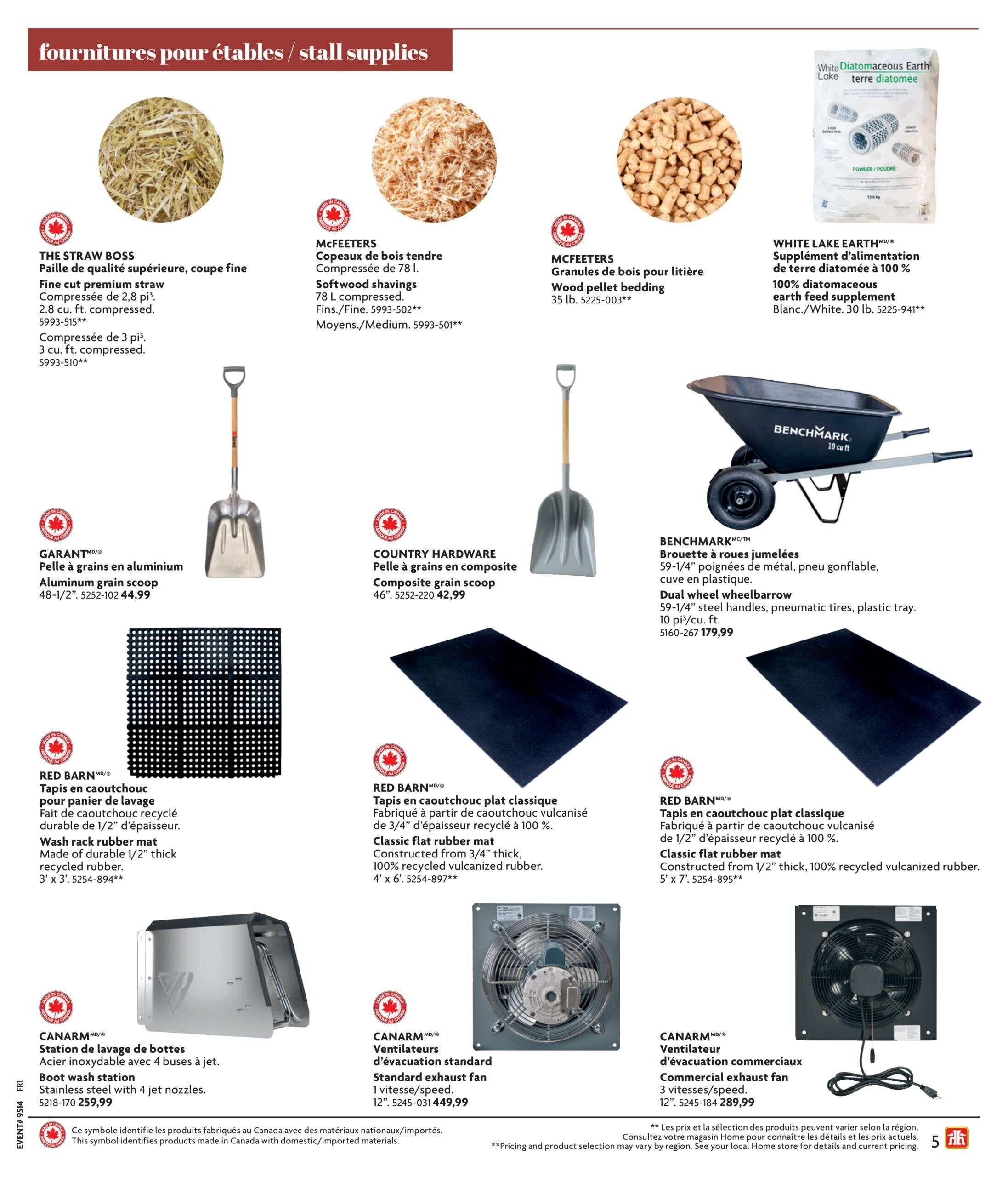 Circulaire Home Hardware Vie A La Ferme Et Rurale — page 5, du 2 avril au 31 décembre 2026