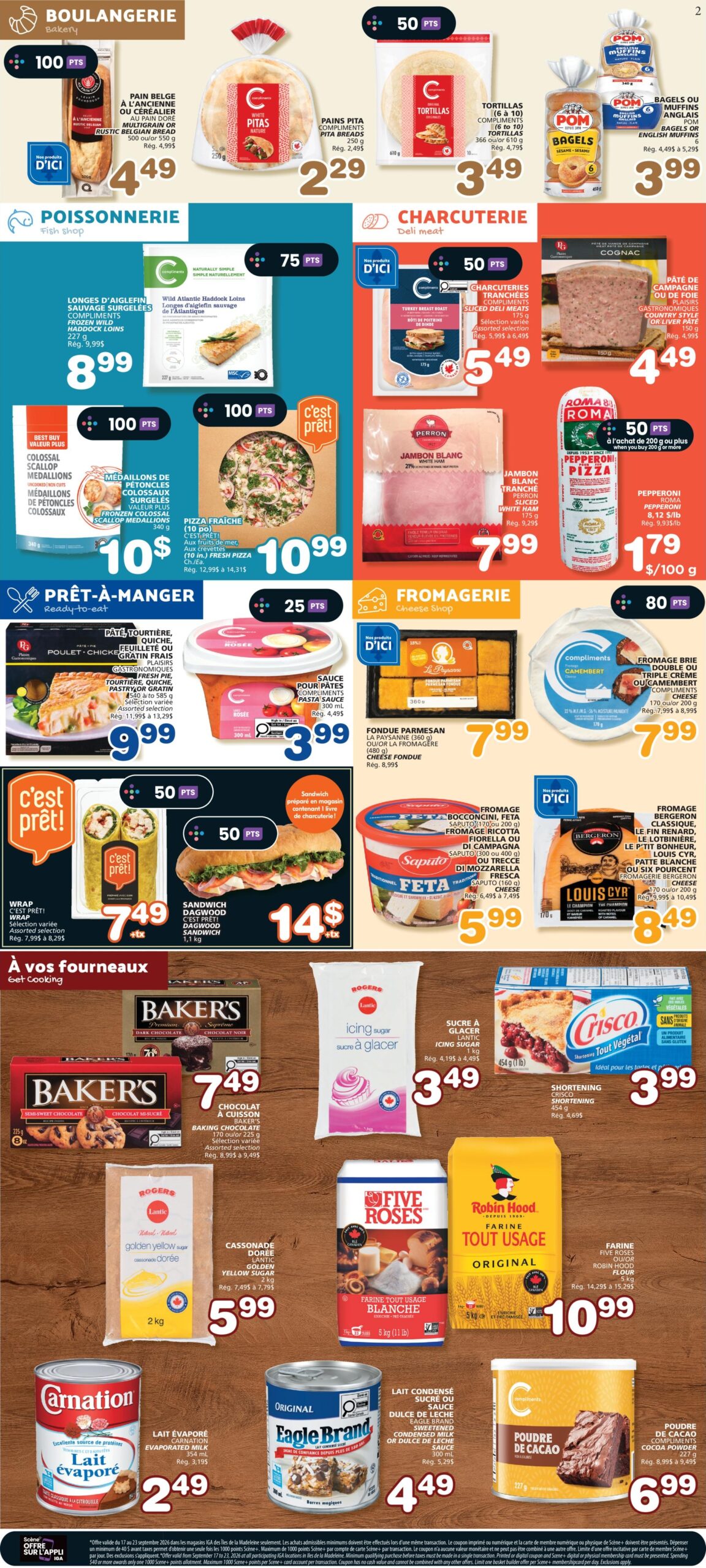 Circulaire IGA Coop Îles-de-la-Madeleine — page 3, du 17 au 23 septembre 2026