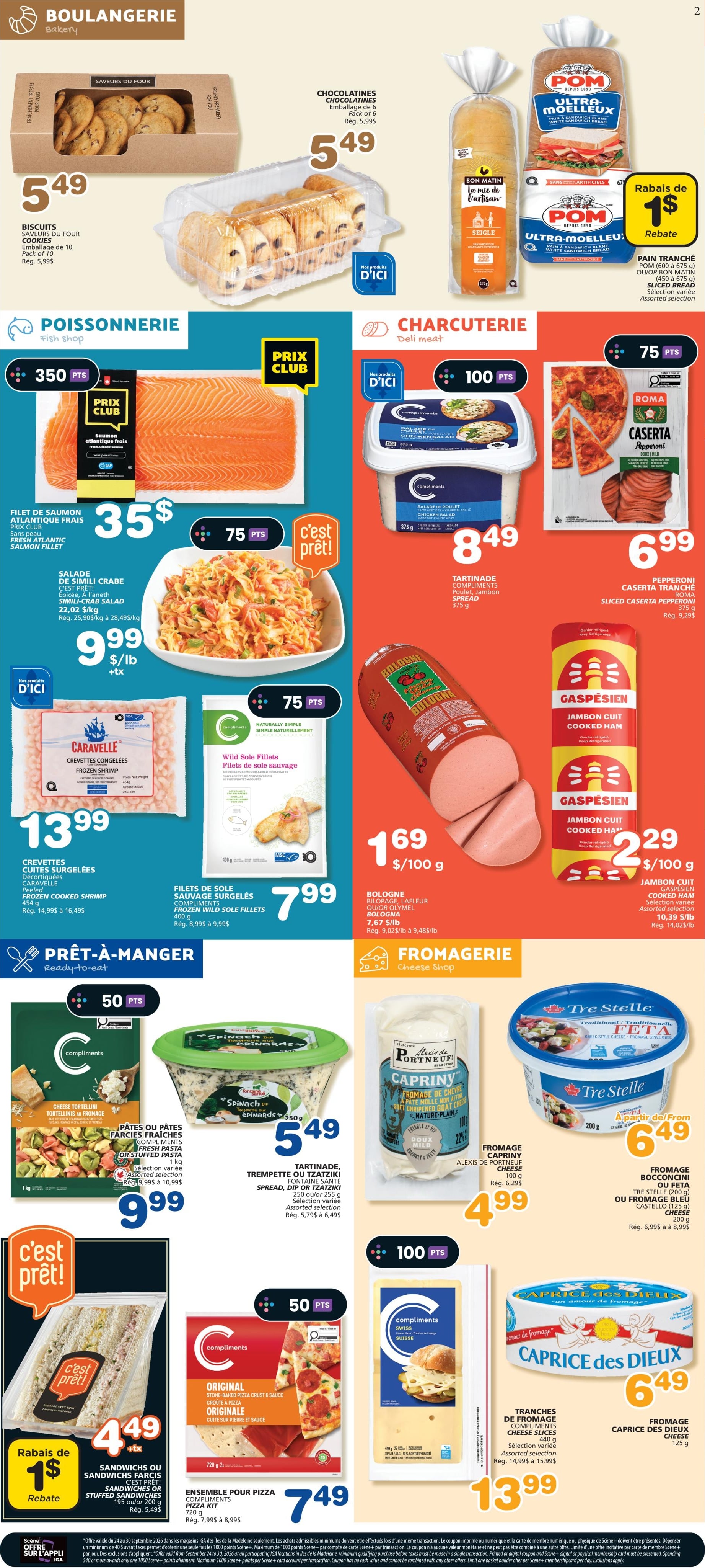 Circulaire Iga Coop Iles De Madeleine De Semaine Prochaine — page 3, du 24 au 30 septembre 2026