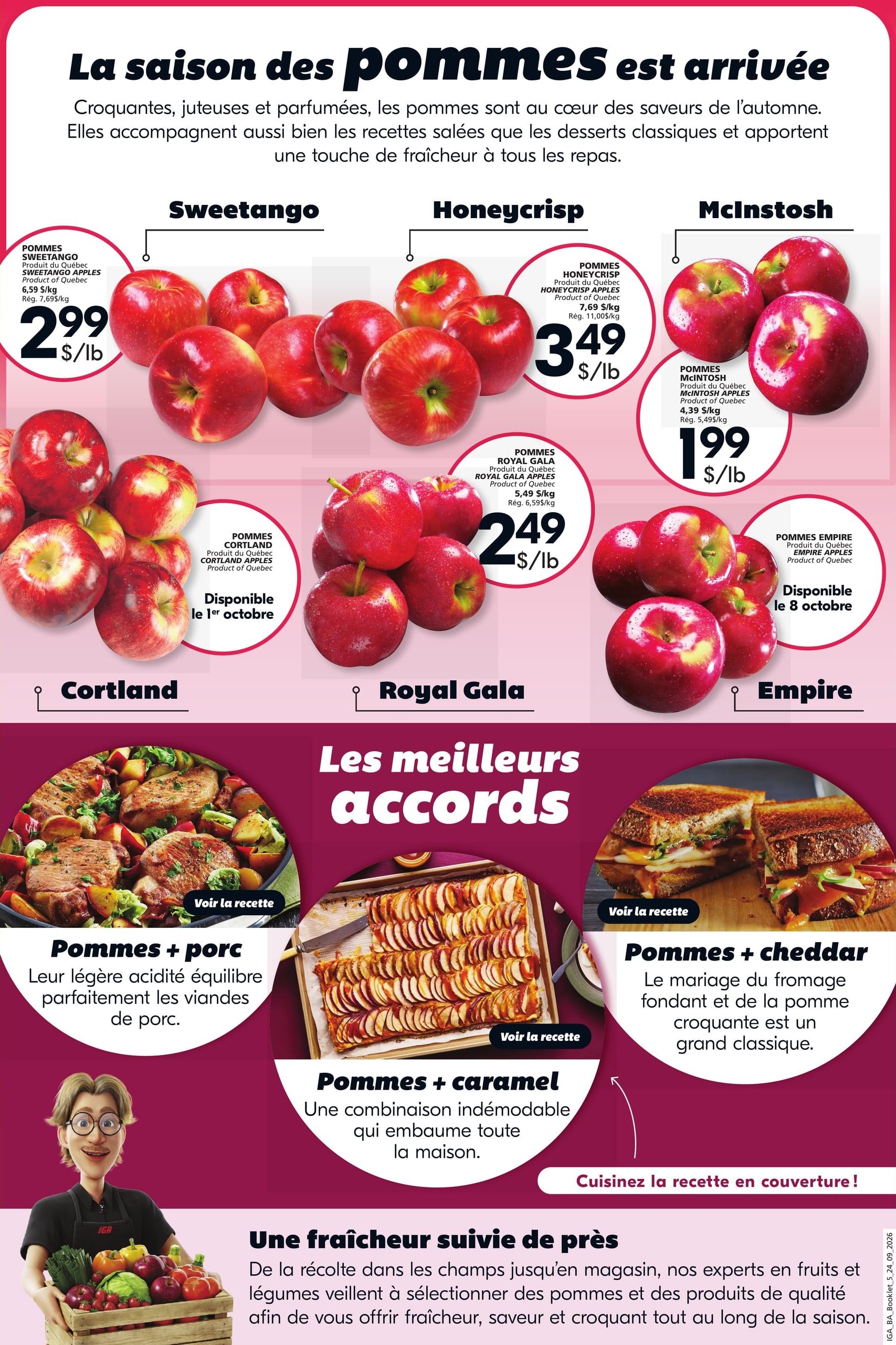 Circulaire IGA Coop Nouveau-Brunswick — page 5, du 24 septembre au 14 octobre 2026