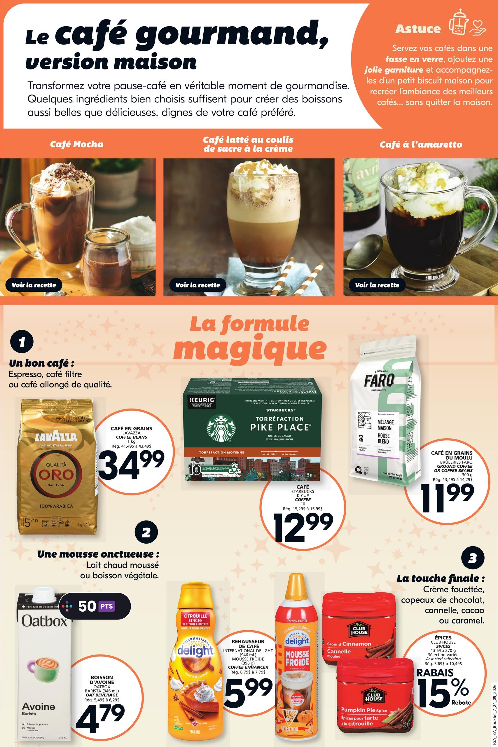Circulaire IGA Coop Nouveau-Brunswick — page 7, du 24 septembre au 14 octobre 2026