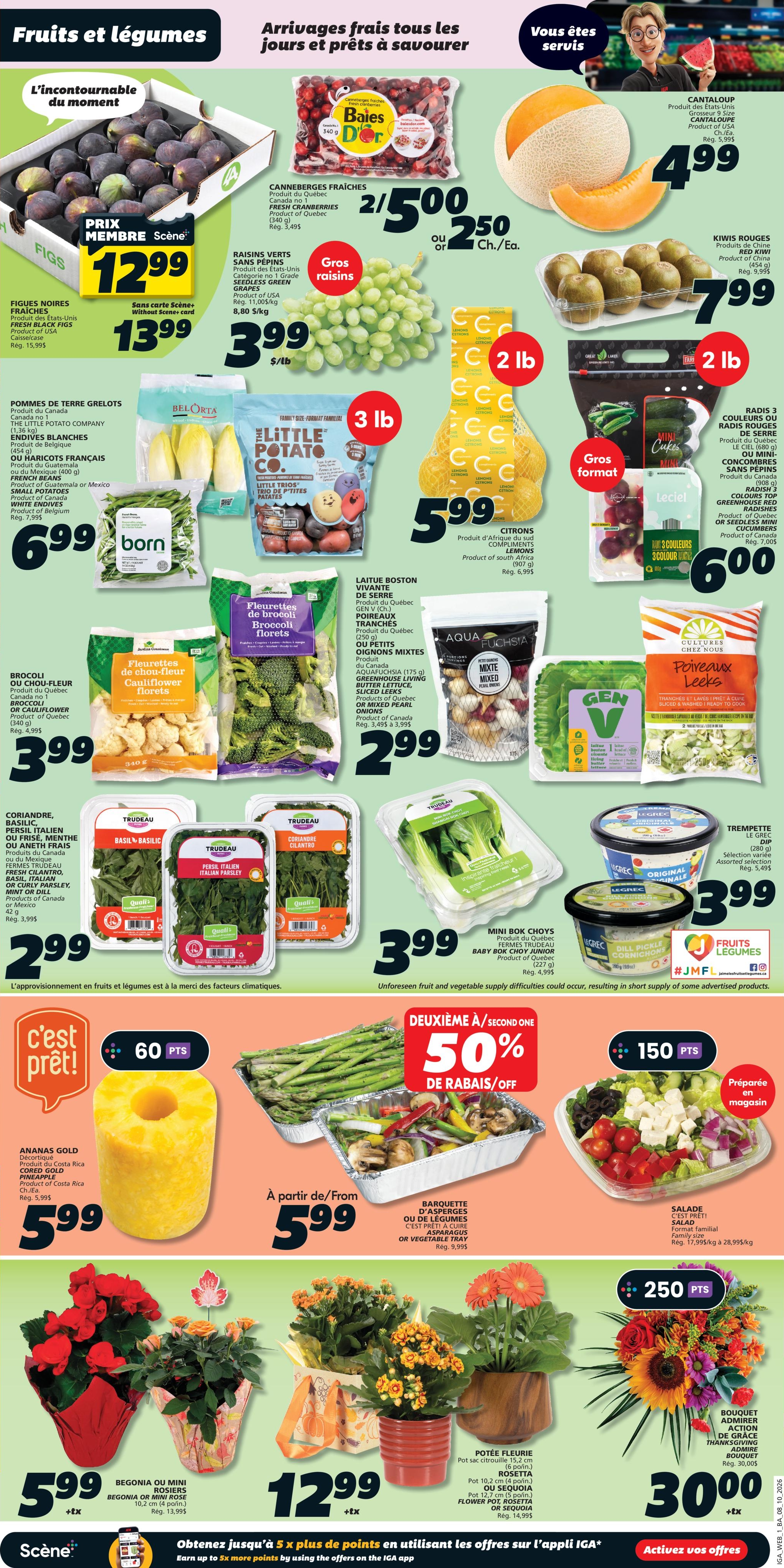 Circulaire IGA Coop Nouveau-Brunswick — page 4, du 8 au 14 octobre 2026