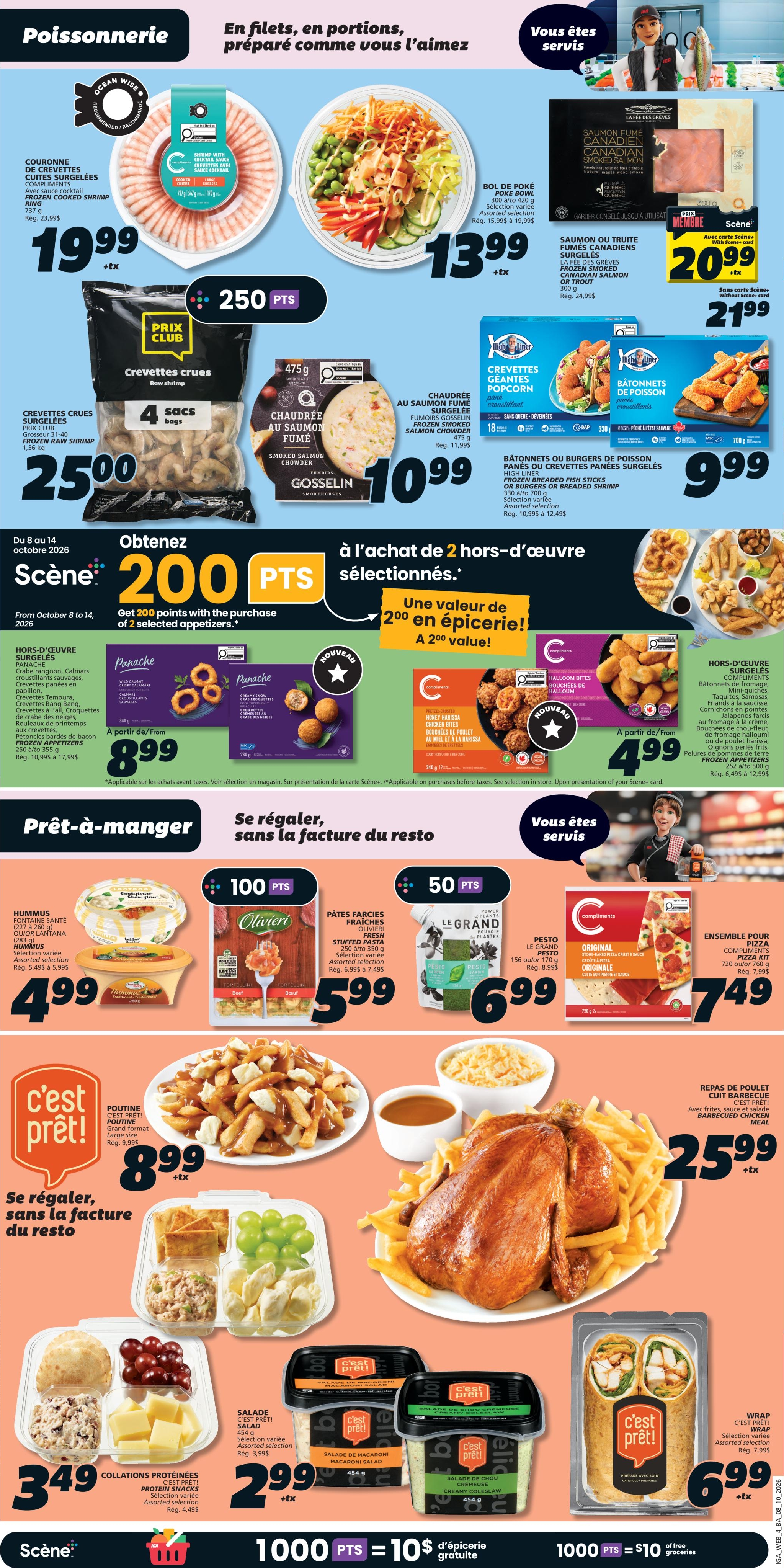 Circulaire IGA Coop Nouveau-Brunswick — page 8, du 8 au 14 octobre 2026