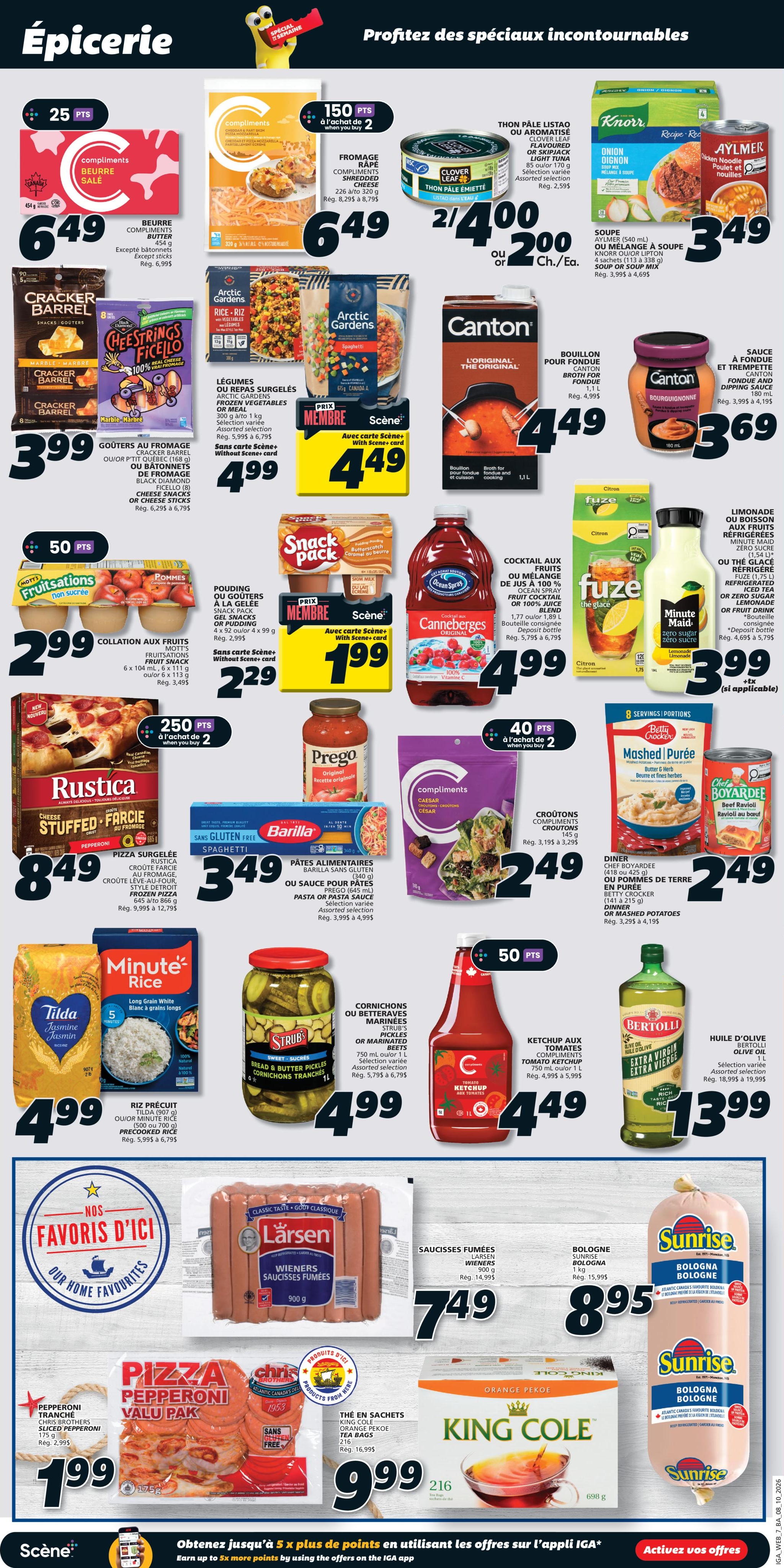 Circulaire IGA Coop Nouveau-Brunswick — page 14, du 8 au 14 octobre 2026