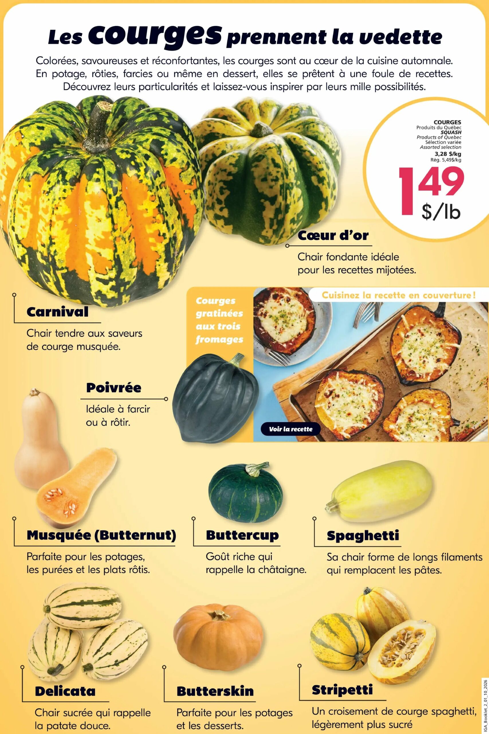 Circulaire IGA Automne — page 2, du 1 au 7 octobre 2026