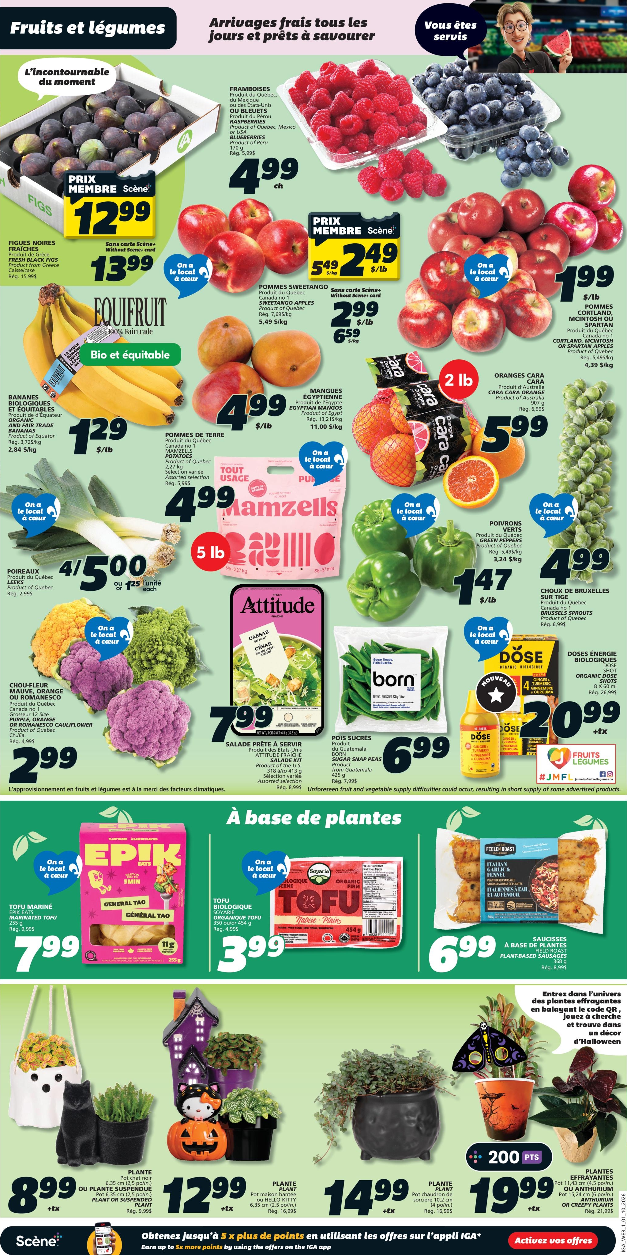 Circulaire IGA Epicerie — page 3, du 1 au 7 octobre 2026