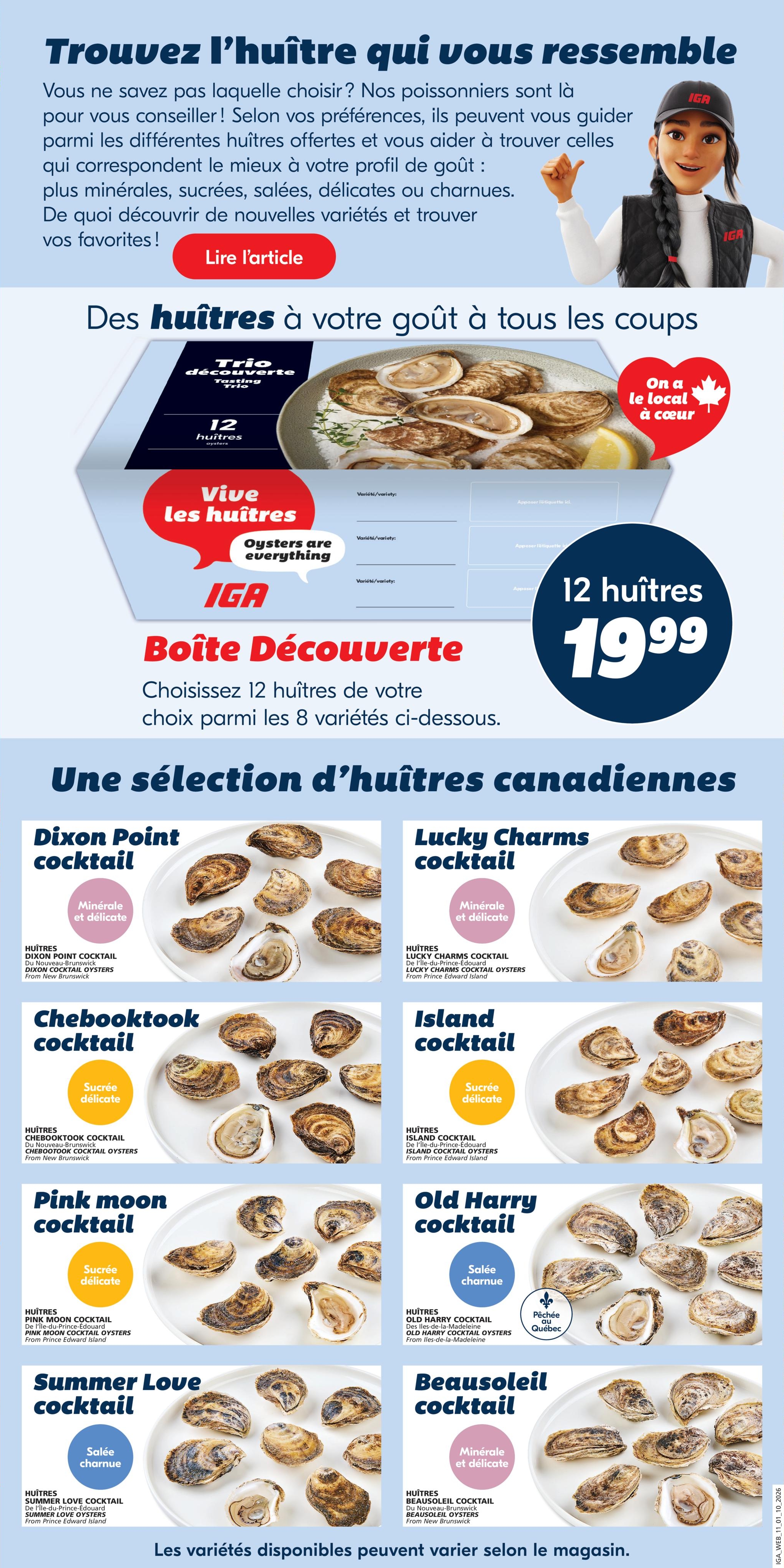 Circulaire IGA Epicerie — page 8, du 1 au 7 octobre 2026