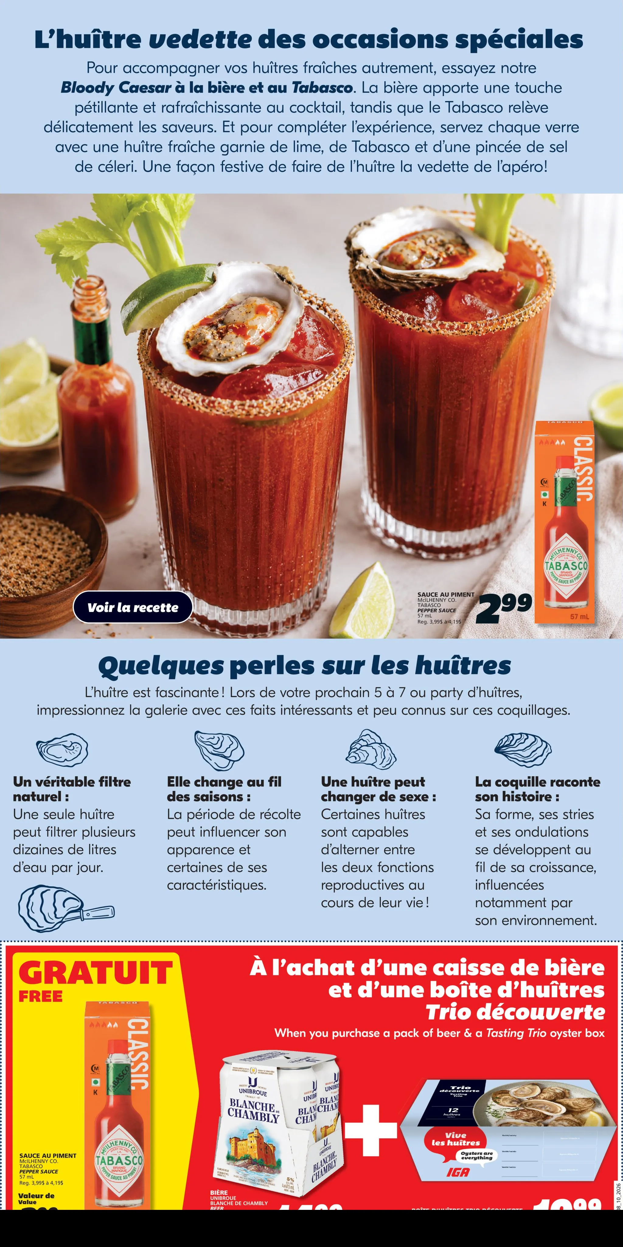 Circulaire IGA Epicerie — page 10, du 8 au 14 octobre 2026