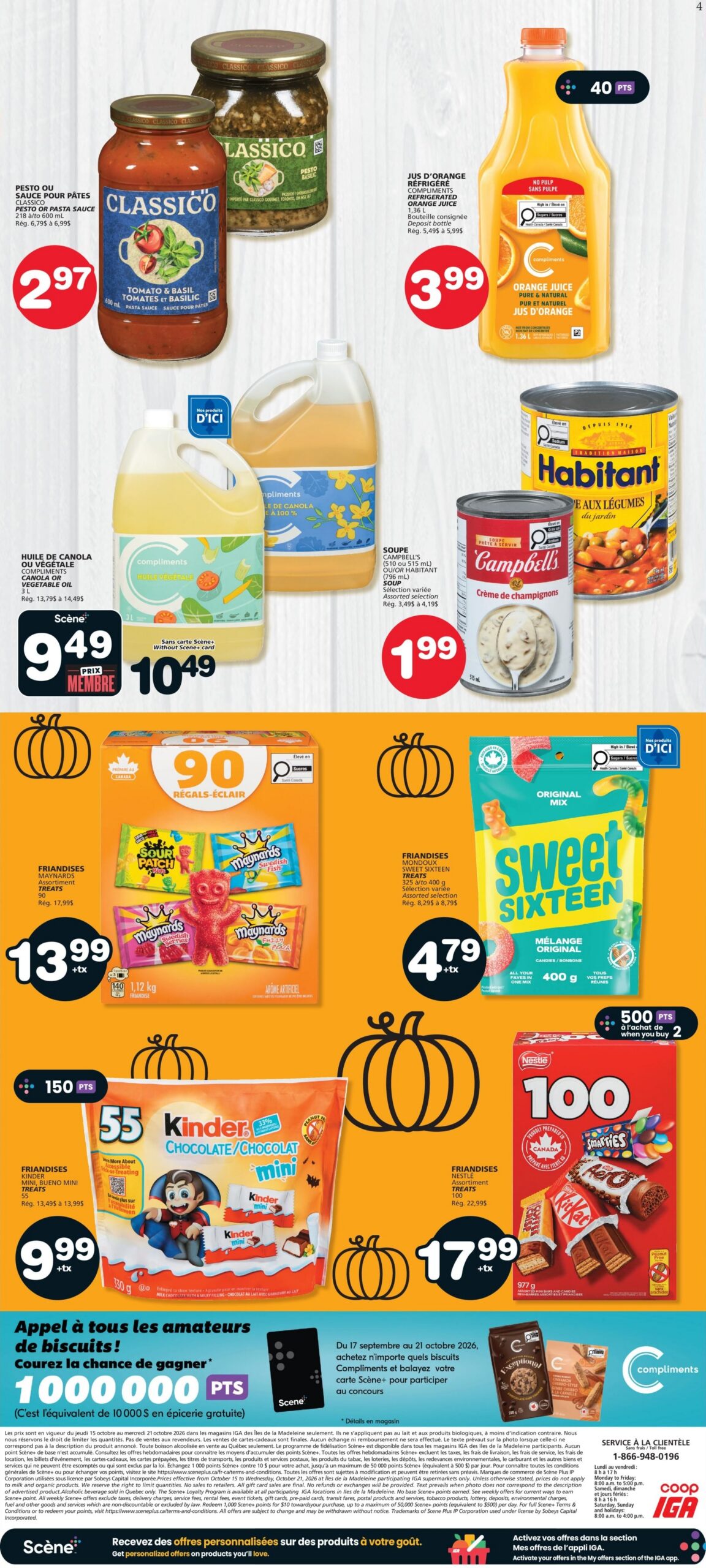 Circulaire IGA Iles De La Madeleine — page 2, du 15 au 21 octobre 2026