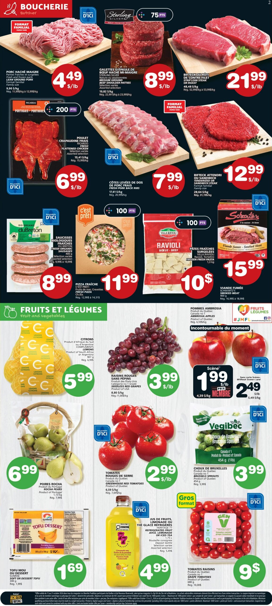 Circulaire IGA Iles De La Madeleine — page 3, du 15 au 21 octobre 2026