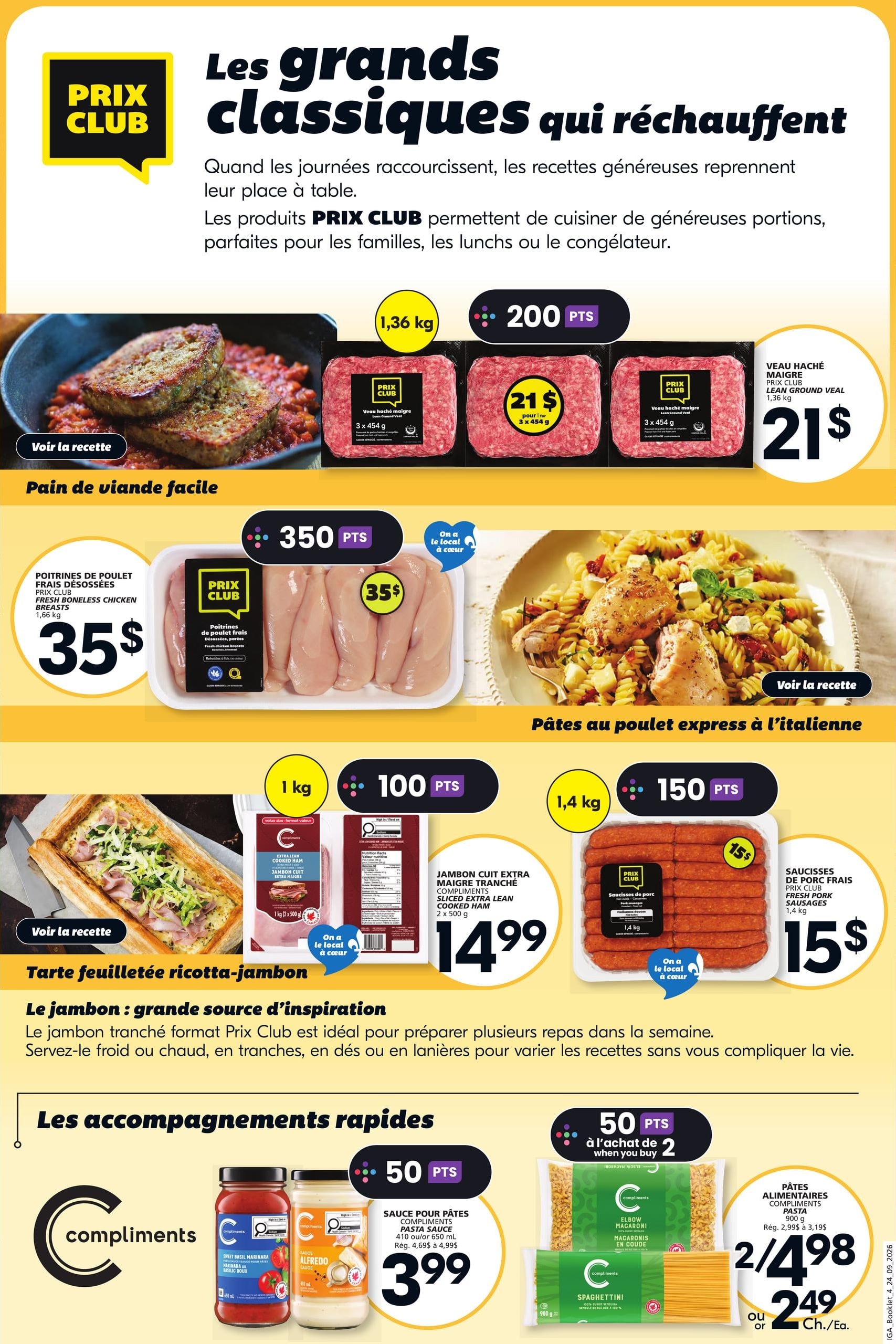 Circulaire IGA L Automne A Savourer — page 4, du 24 septembre au 14 octobre 2026