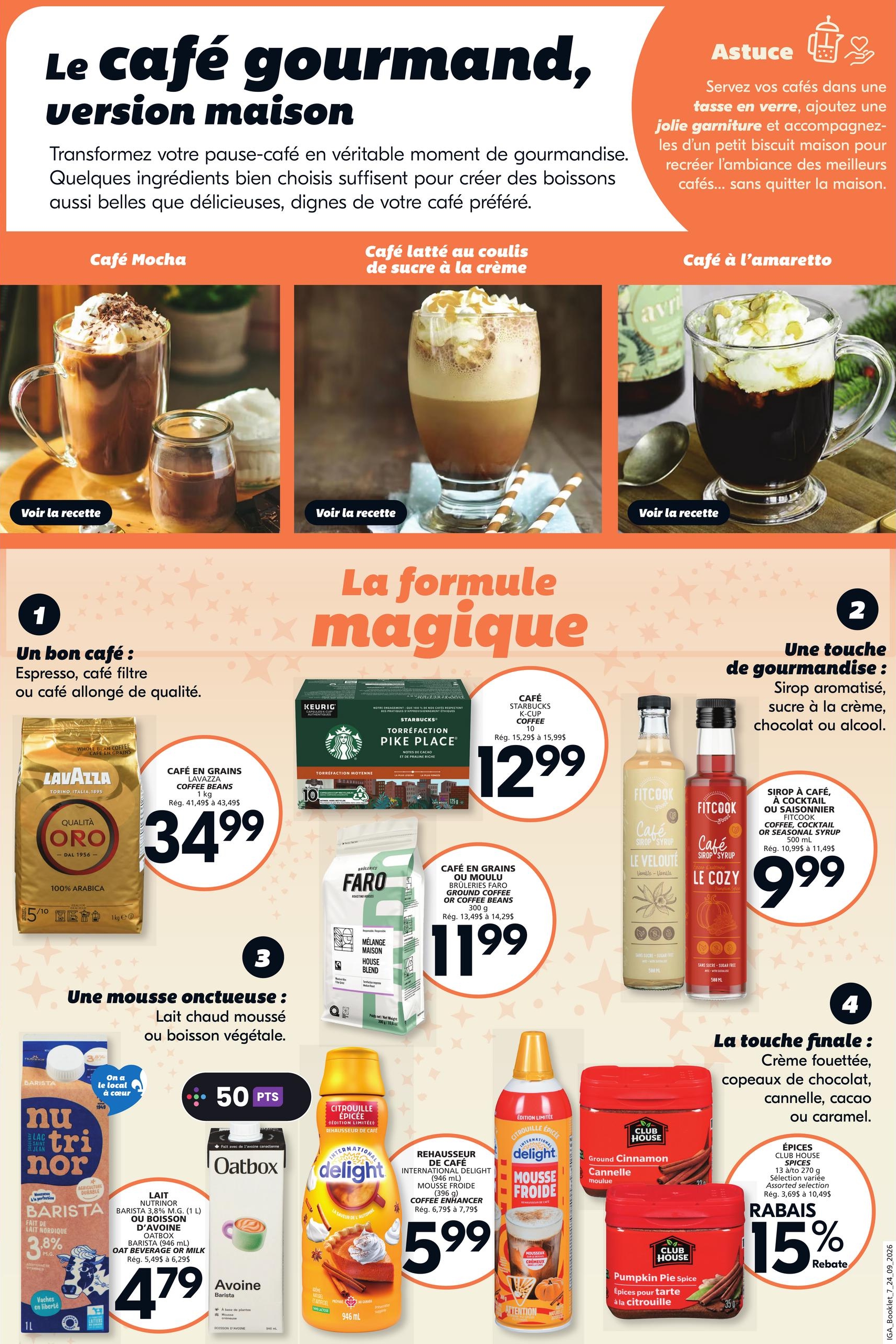 Circulaire IGA L Automne A Savourer — page 7, du 24 septembre au 14 octobre 2026