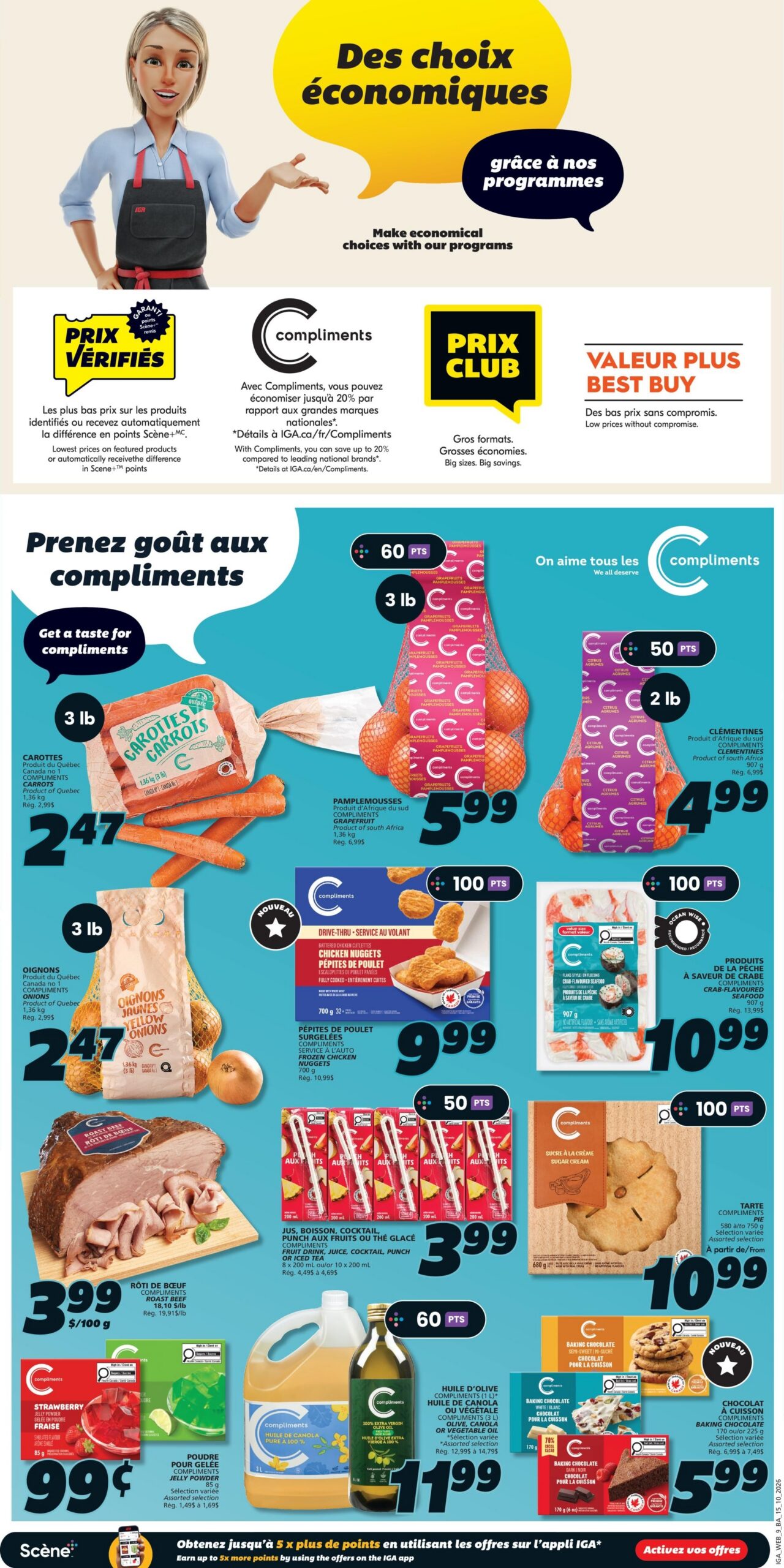 Circulaire IGA Nouveau Brunswick — page 12, du 15 au 21 octobre 2026