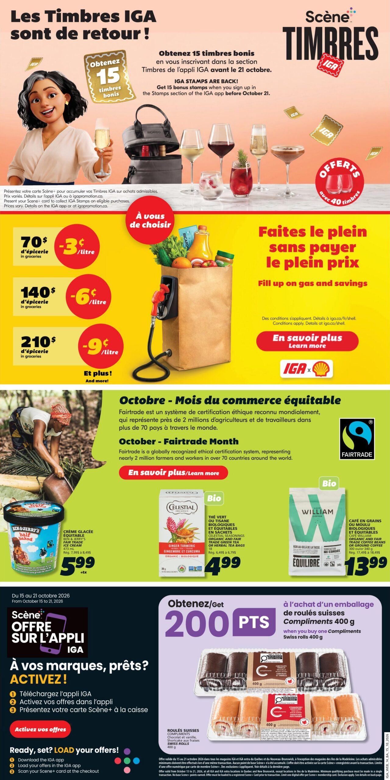 Circulaire IGA Nouveau Brunswick — page 17, du 15 au 21 octobre 2026