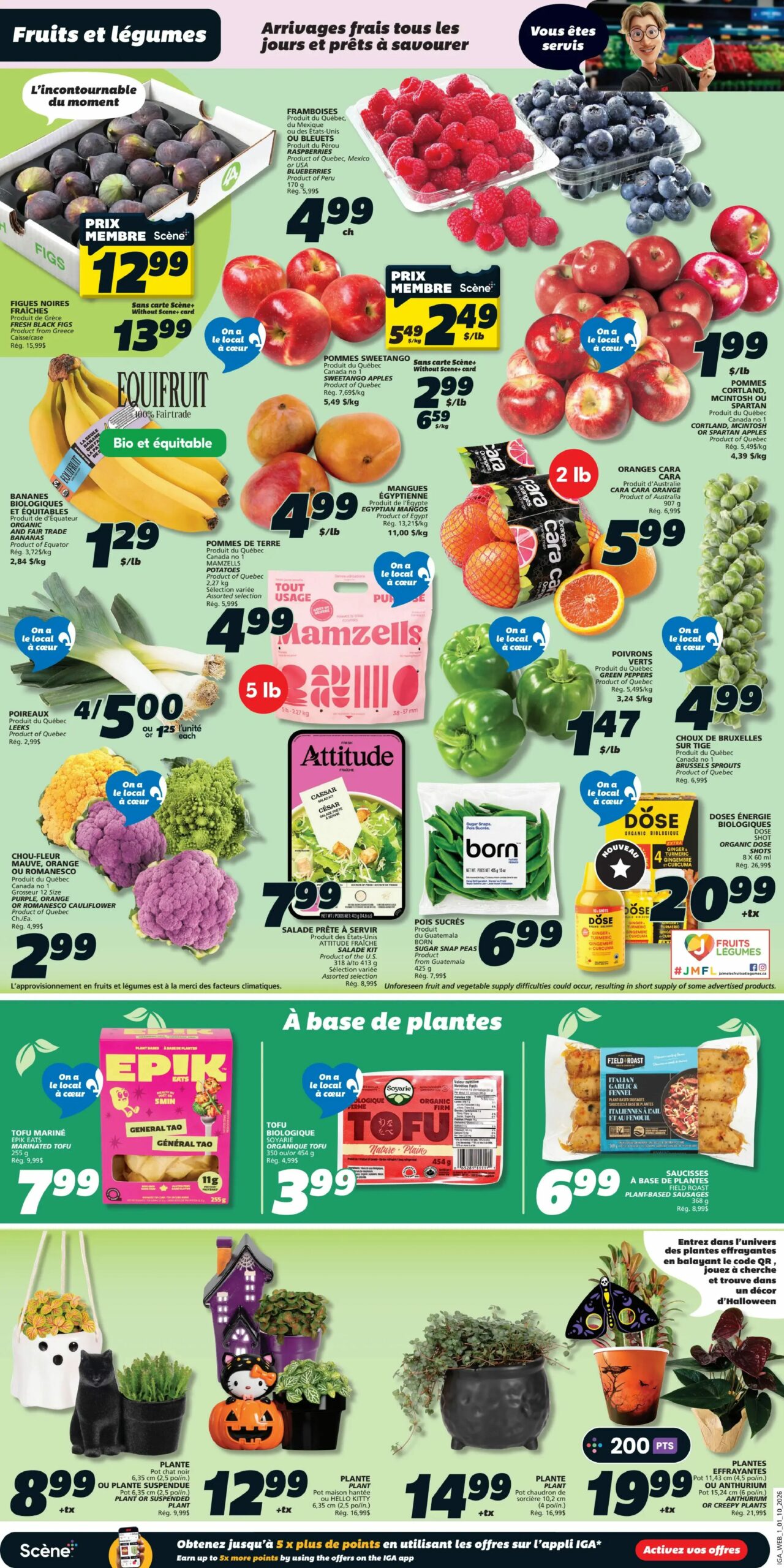 Circulaire IGA Quebec — page 3, du 1 au 7 octobre 2026
