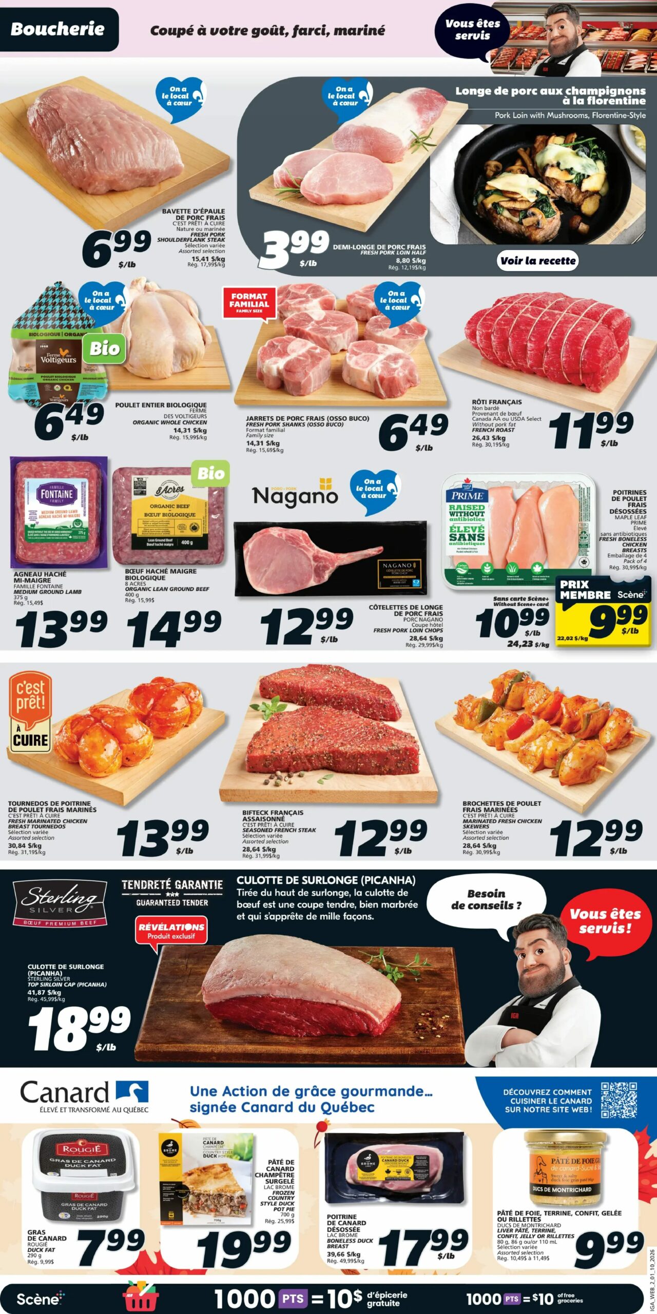 Circulaire IGA Quebec — page 4, du 1 au 7 octobre 2026