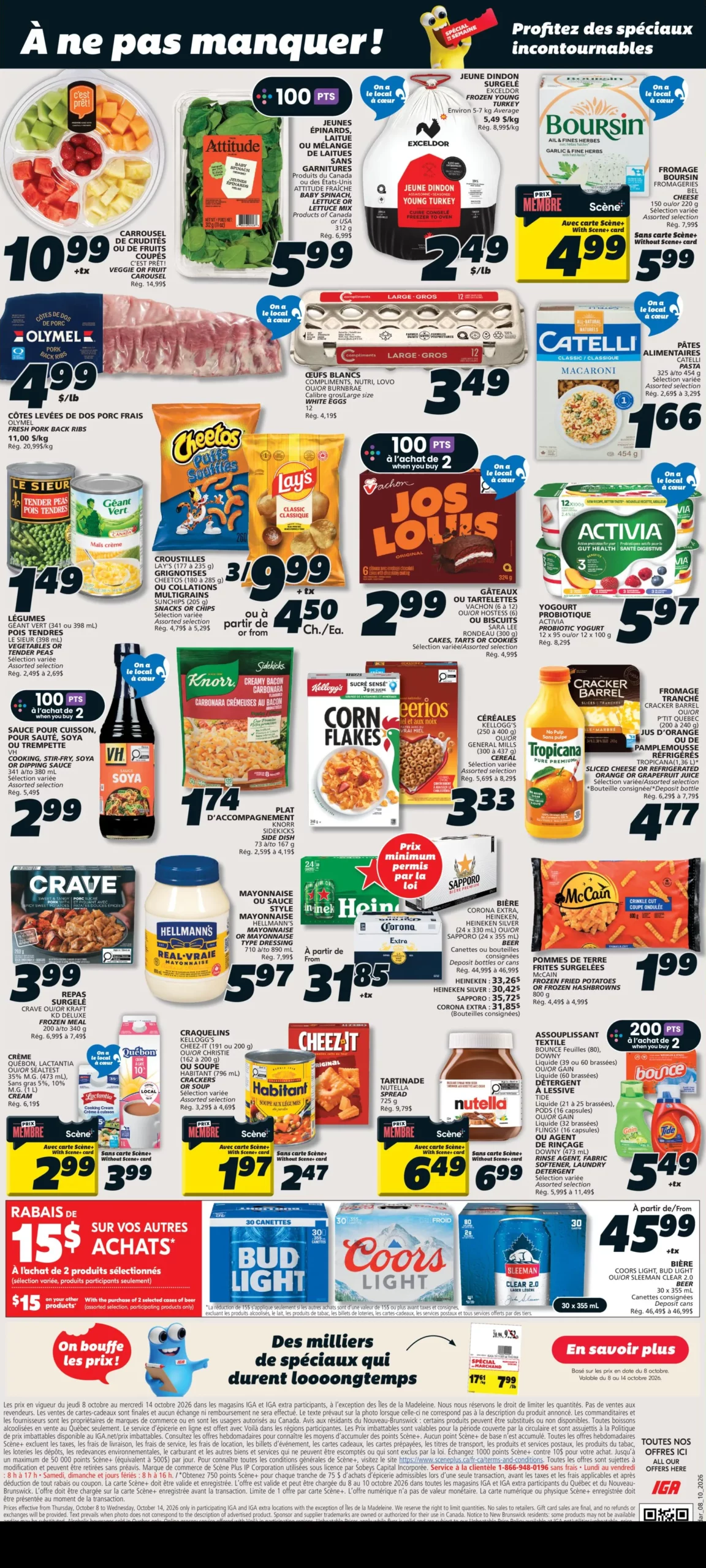 Circulaire IGA Quebec — page 2, du 8 au 14 octobre 2026