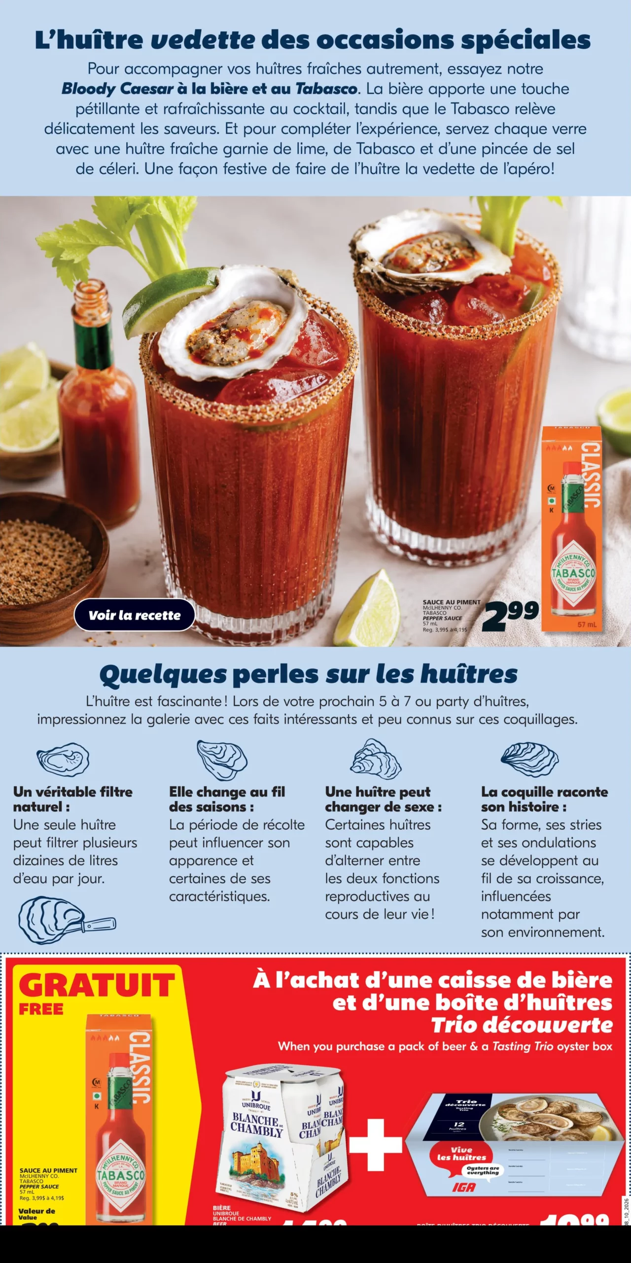 Circulaire IGA Quebec — page 10, du 8 au 14 octobre 2026