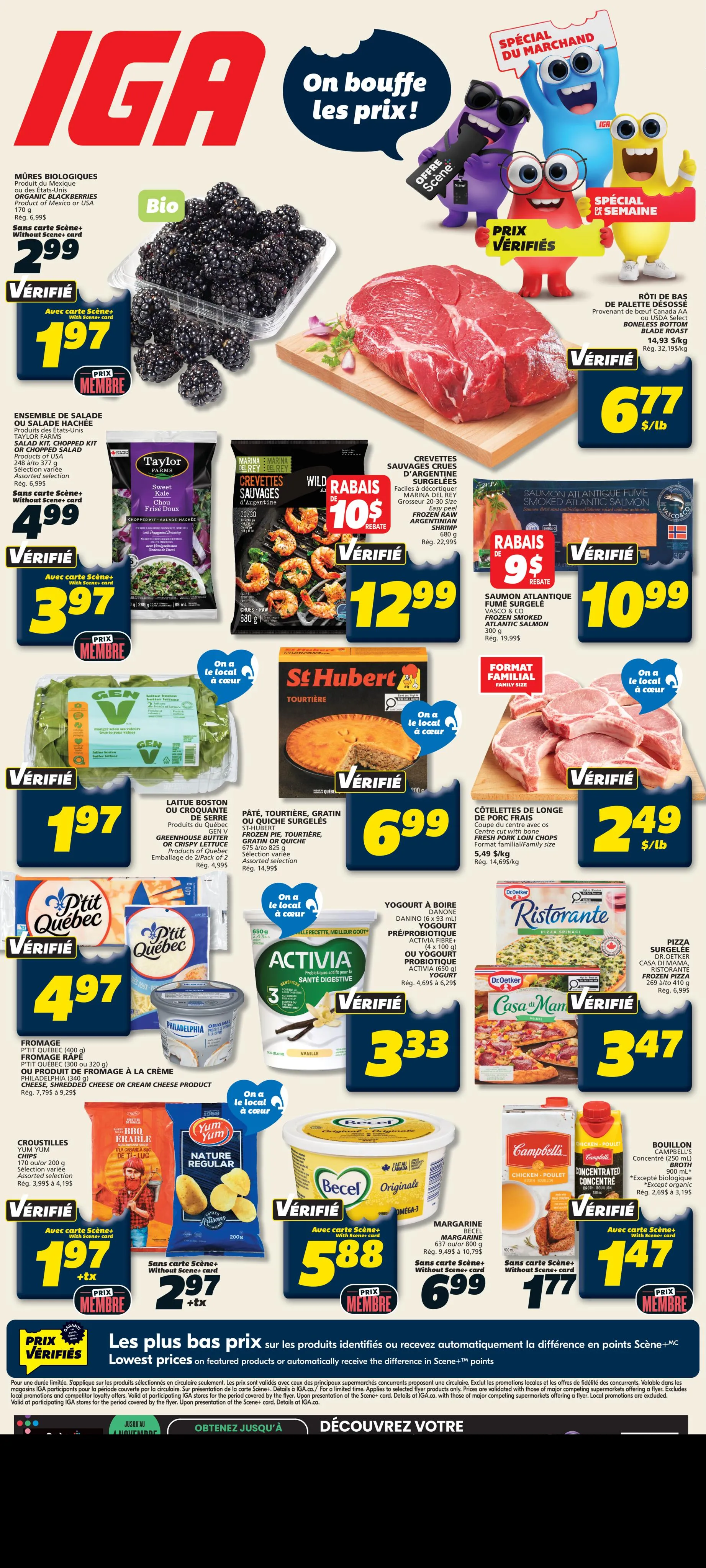 Circulaire IGA Quebec — page 1, du 15 au 21 octobre 2026