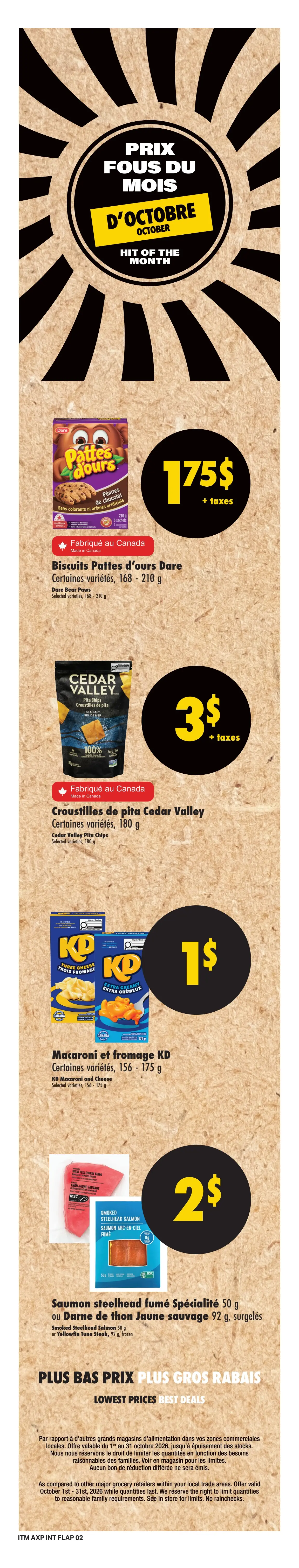 Circulaire L'intermarché — page 2, du 1 au 7 octobre 2026