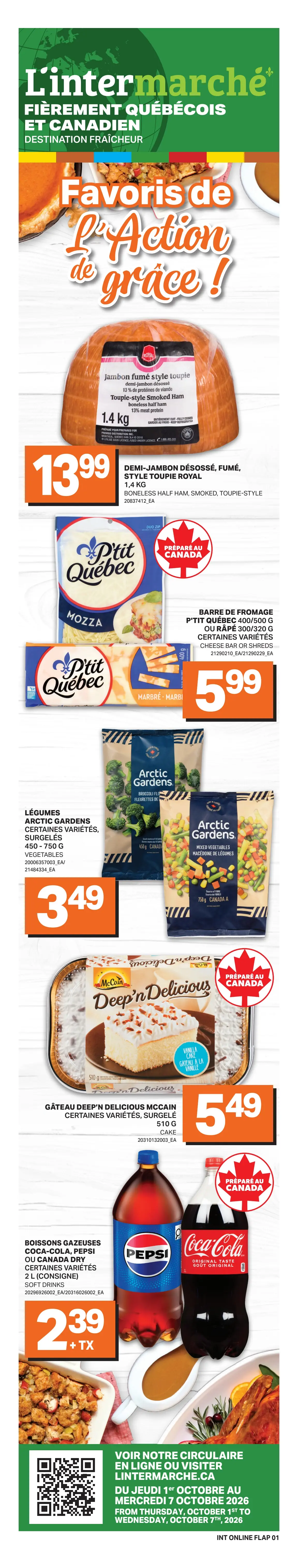 Circulaire L'intermarché Destination Fraicheur — page 2, du 1 au 7 octobre 2026
