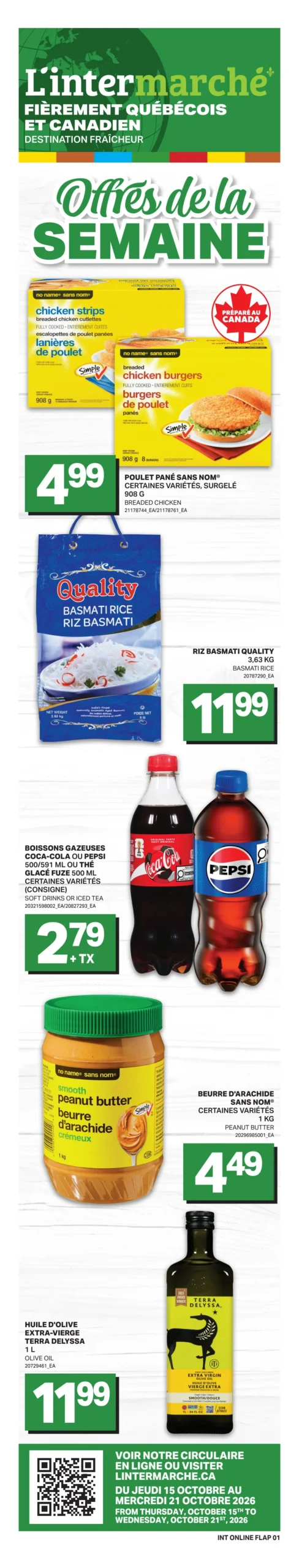 Circulaire L'intermarché Destination Fraicheur — page 1, du 15 au 21 octobre 2026