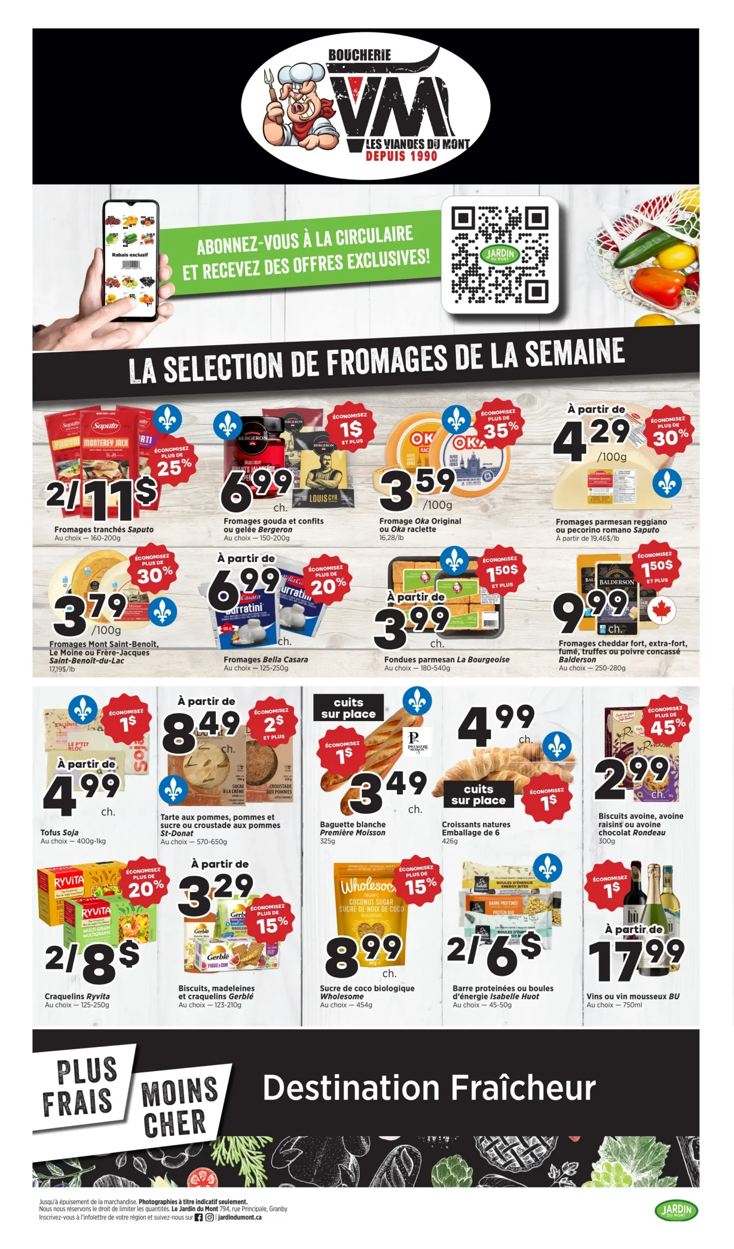 Circulaire Jardin du Mont — page 3, du 15 au 21 octobre 2026