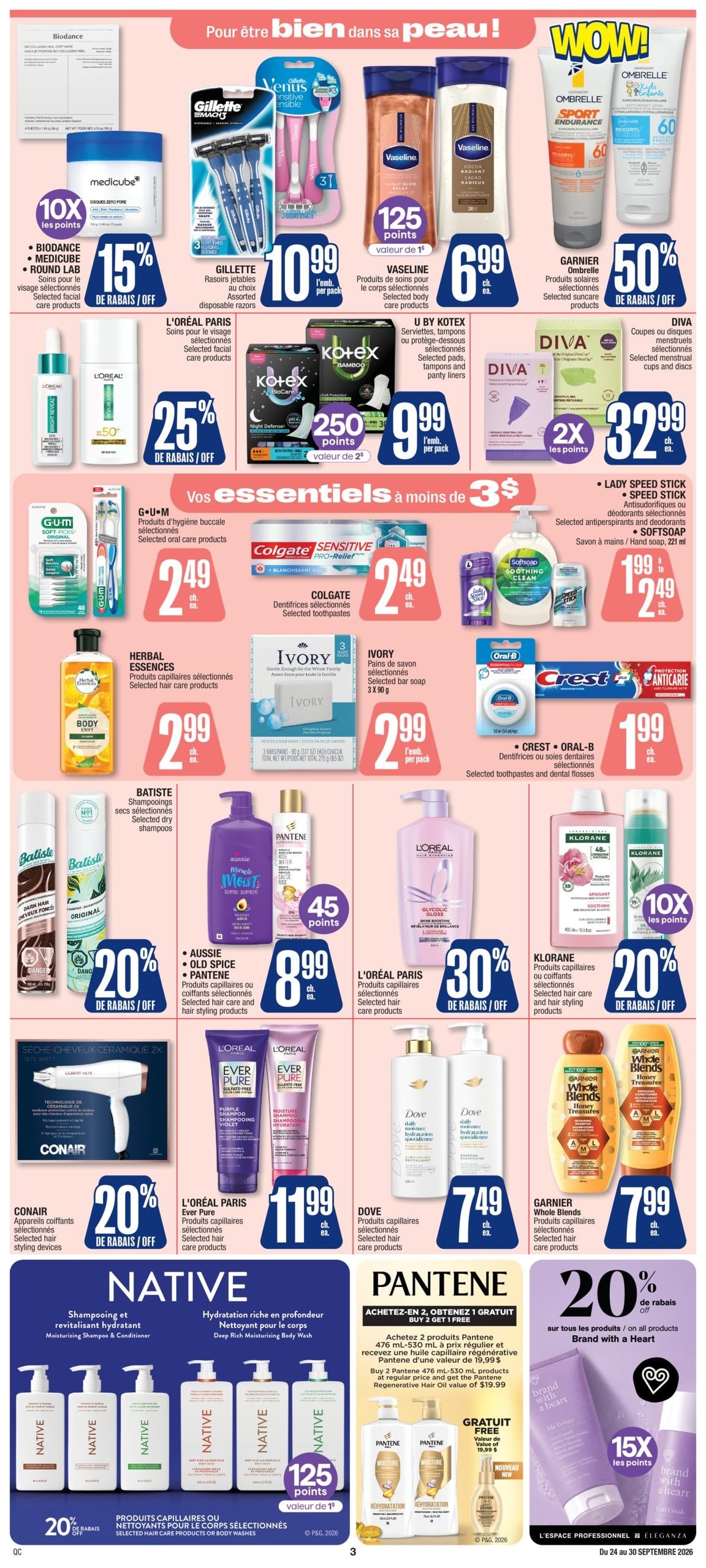 Circulaire Jean Coutu — page 8, du 24 au 30 septembre 2026