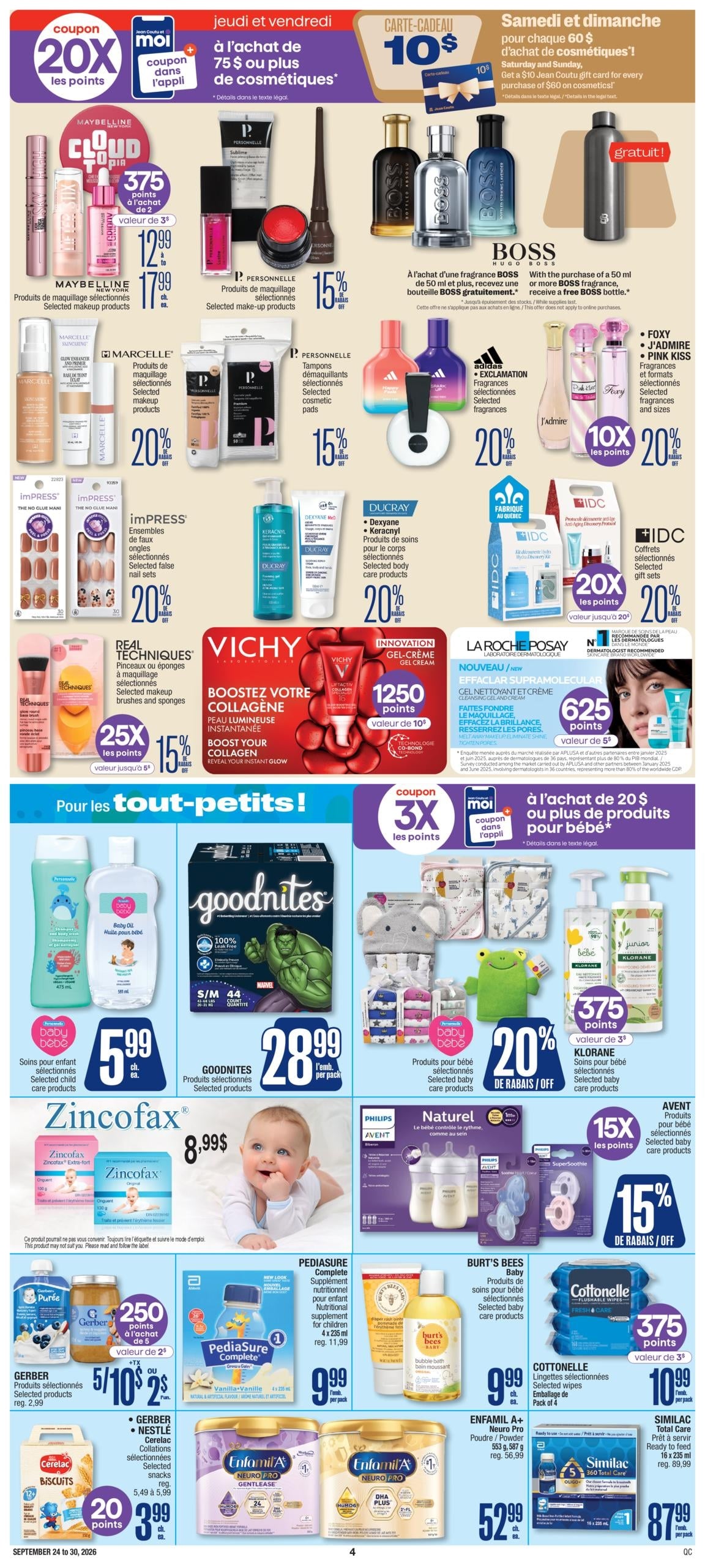 Circulaire Jean Coutu — page 9, du 24 au 30 septembre 2026
