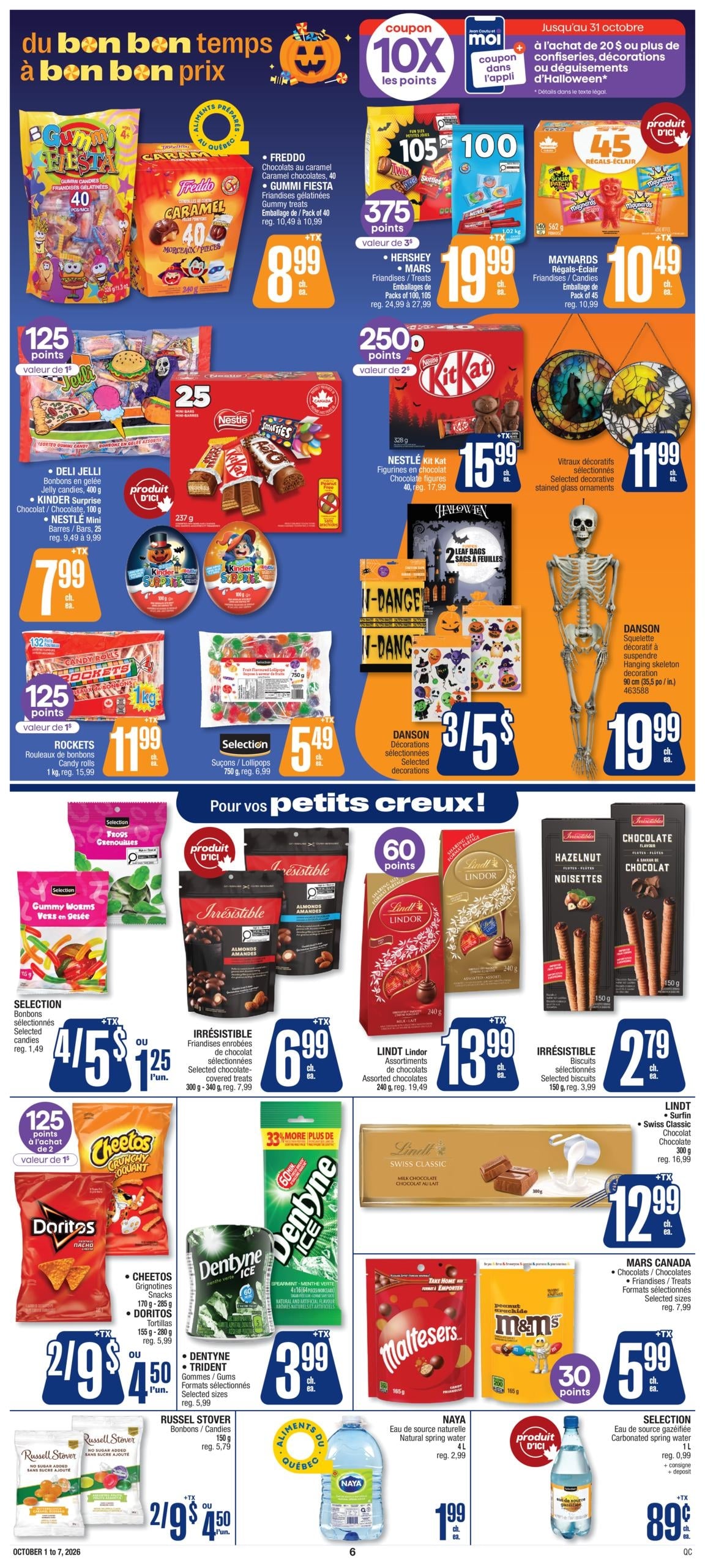 Circulaire Jean Coutu — page 6, du 1 au 7 octobre 2026