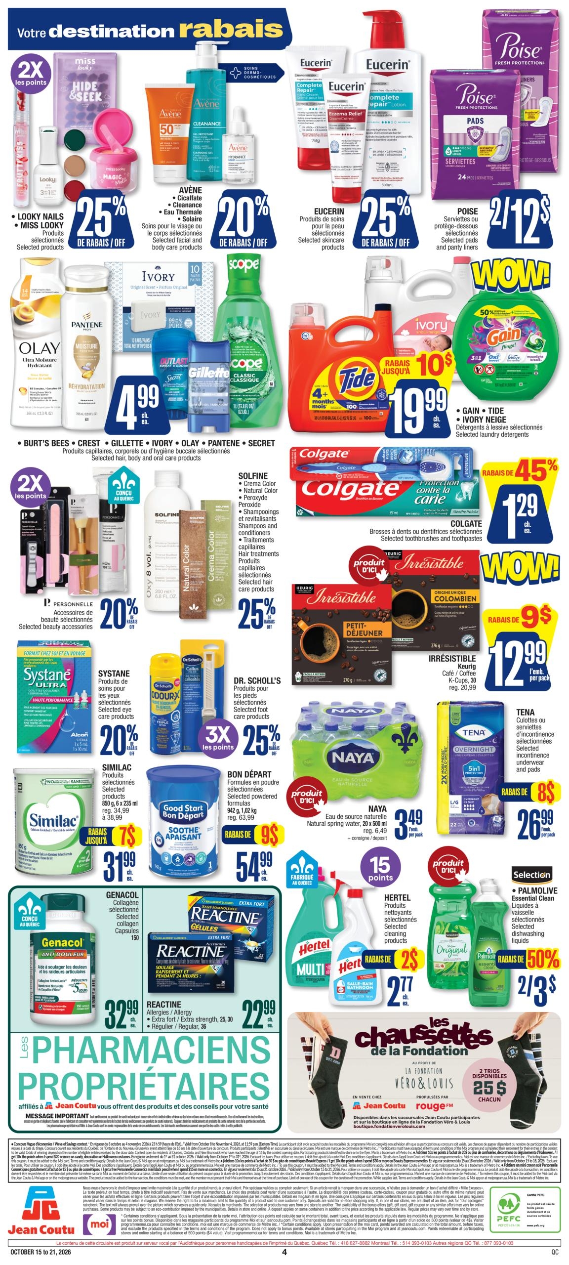 Circulaire Jean Coutu — page 3, du 15 au 21 octobre 2026