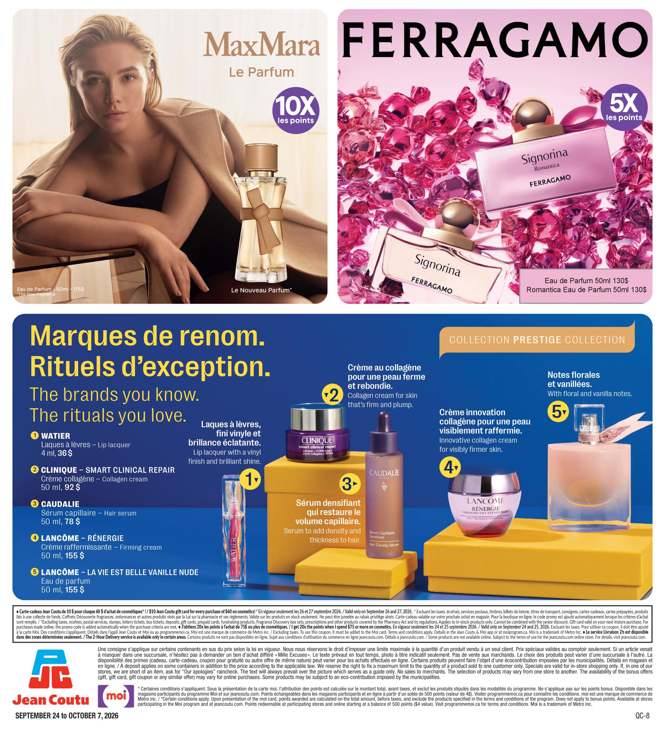 Circulaire Jean Coutu Beauté — page 15, du 24 septembre au 7 octobre 2026