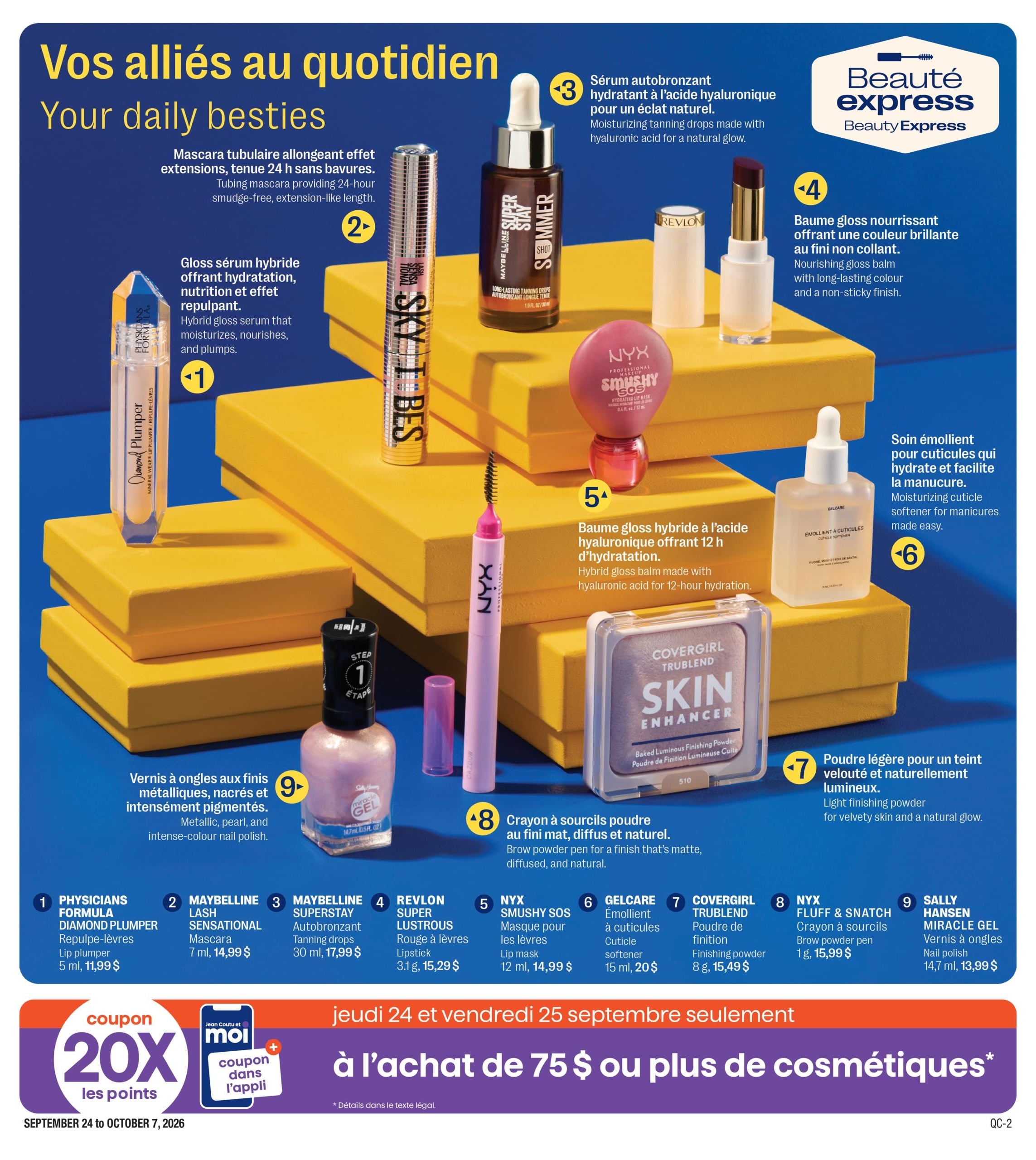 Circulaire Jean Coutu Evenement Ma Beaute — page 4, du 24 septembre au 7 octobre 2026